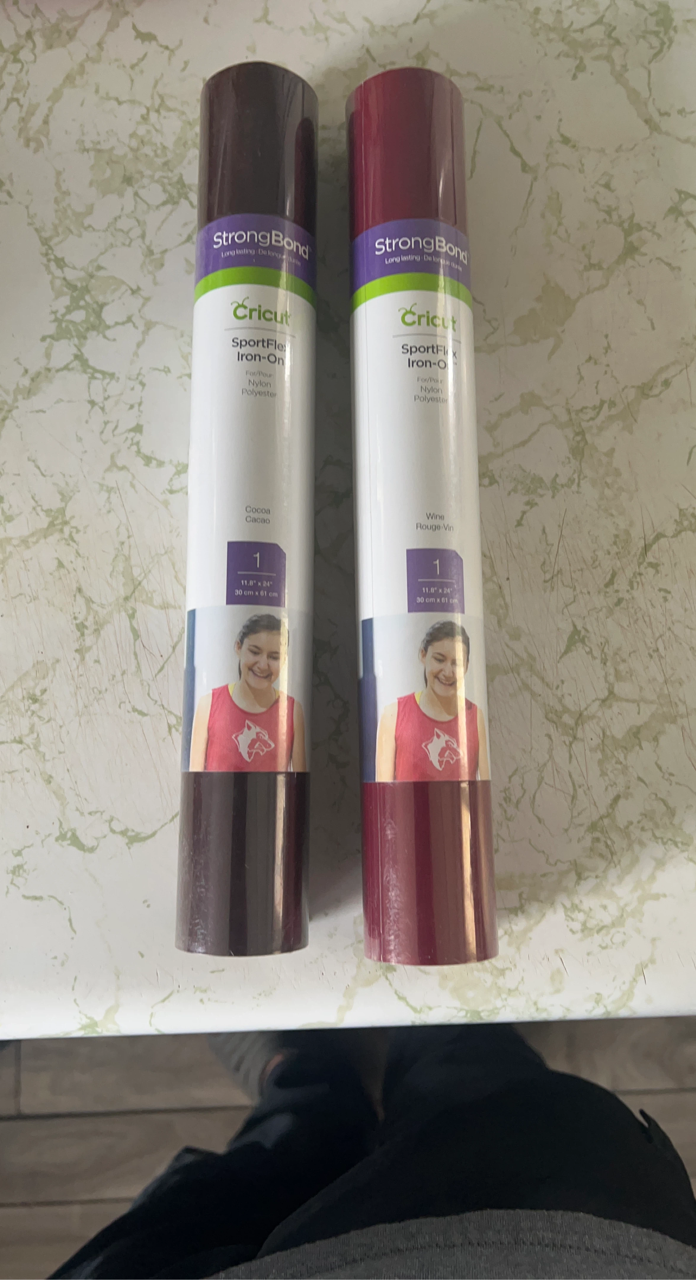 Cricut SportFlex Iron-On Heat Transfer Vinyl - Cocoa & Wine