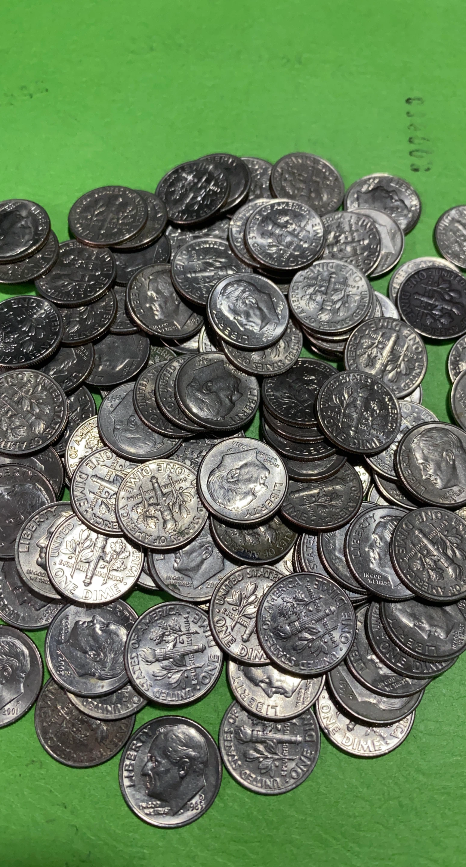 Dimes - Collection of US Coins. 50 cents each