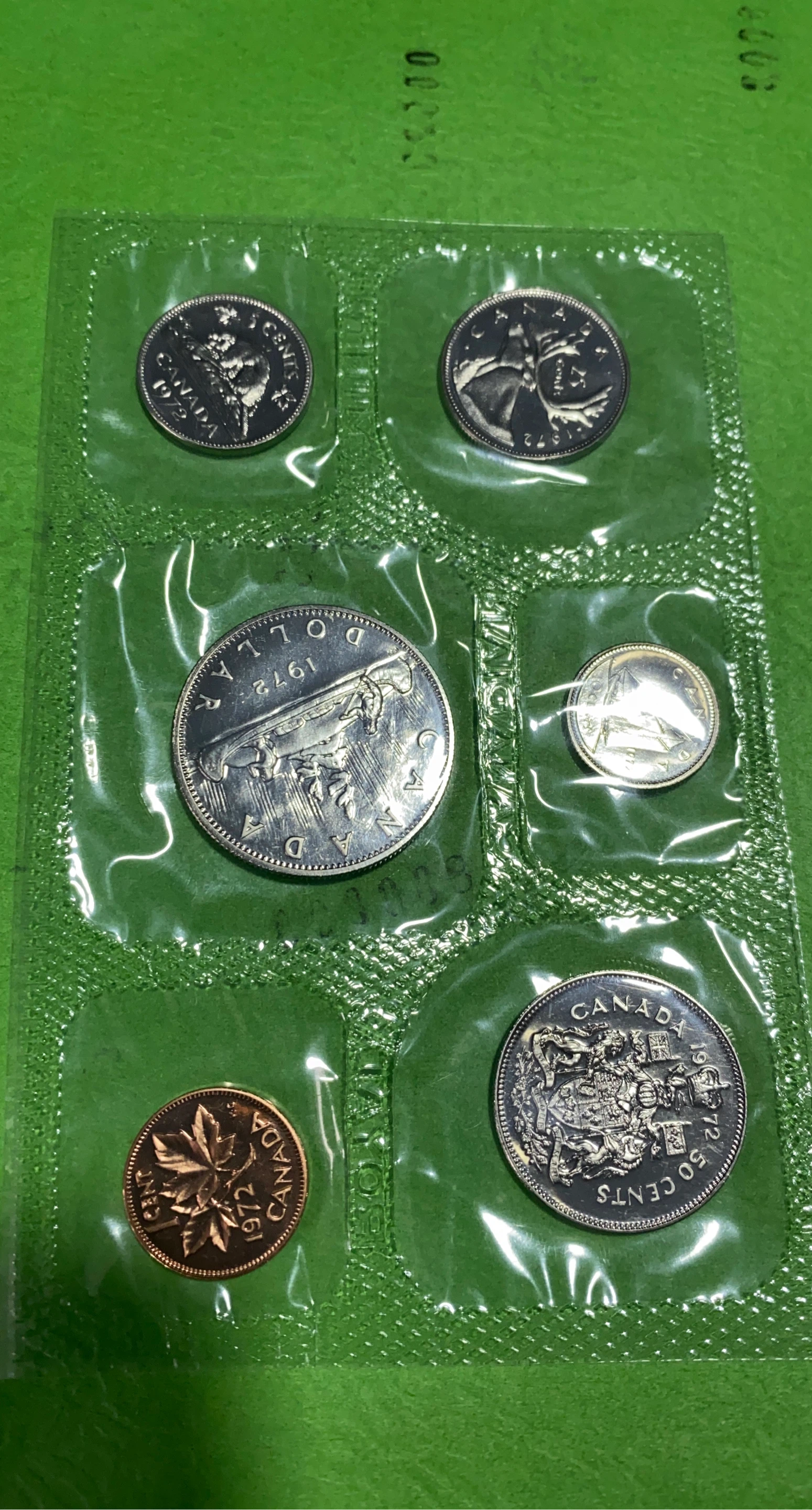 1972 Canada Coin Set
