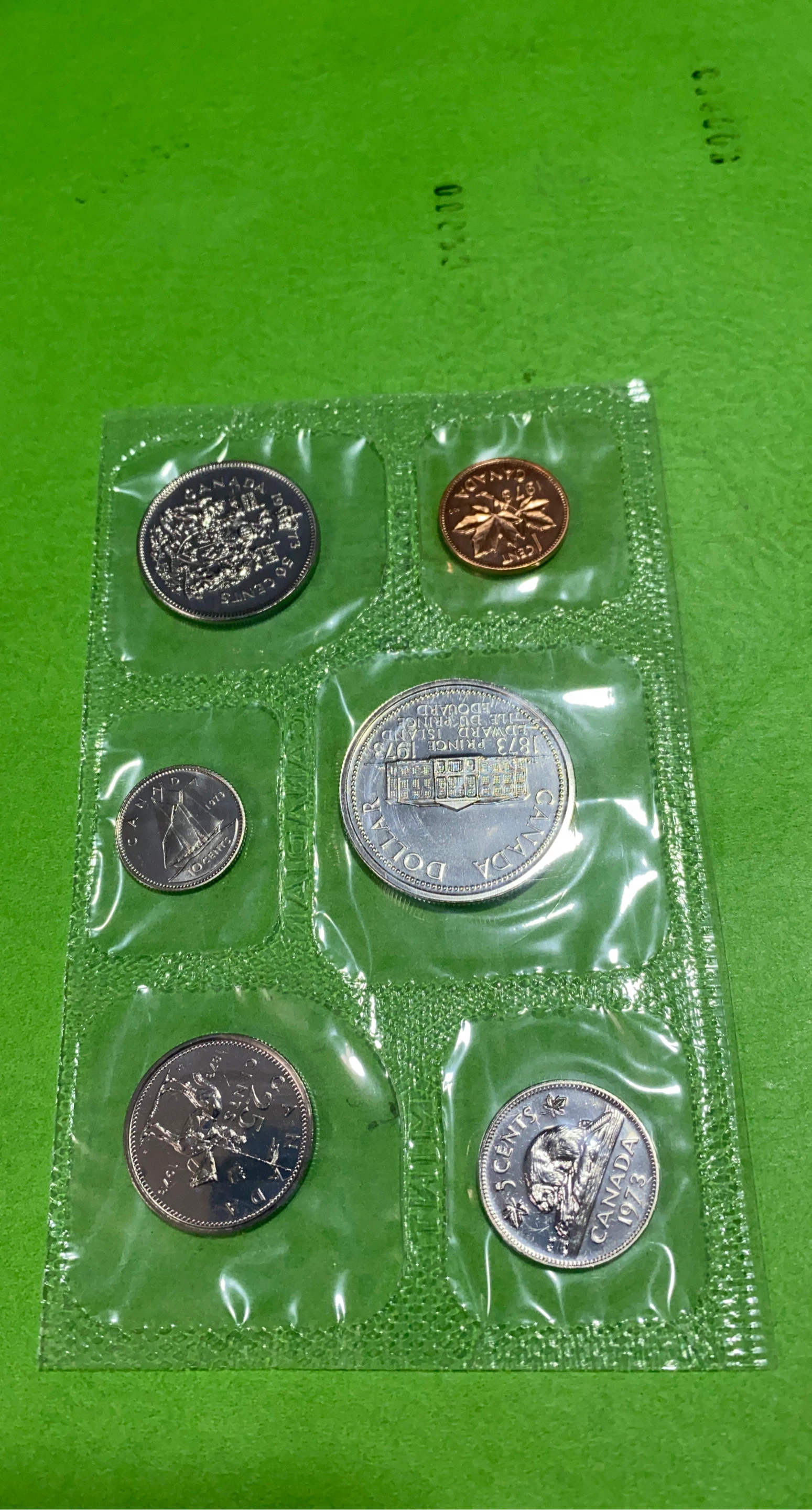 1973 Canadian Coin Set