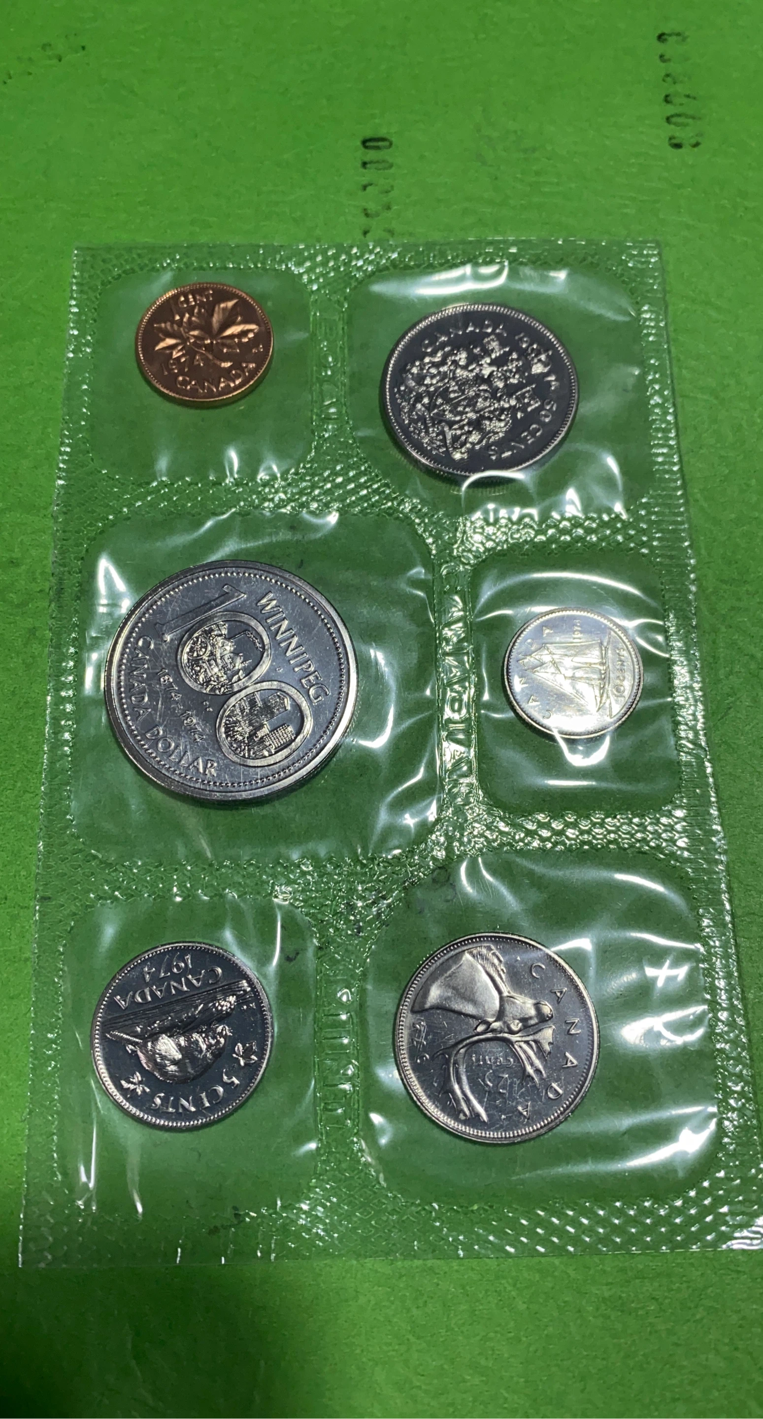 1974 Canadian Coin Set