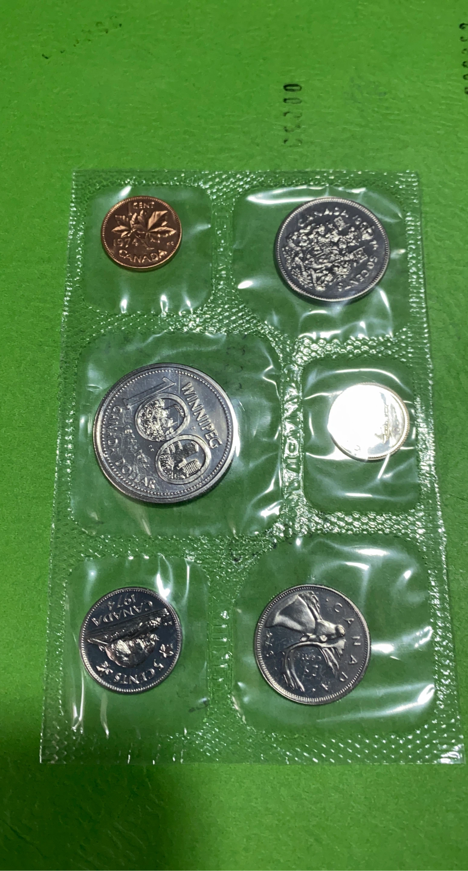 1974 Canadian Coin Set