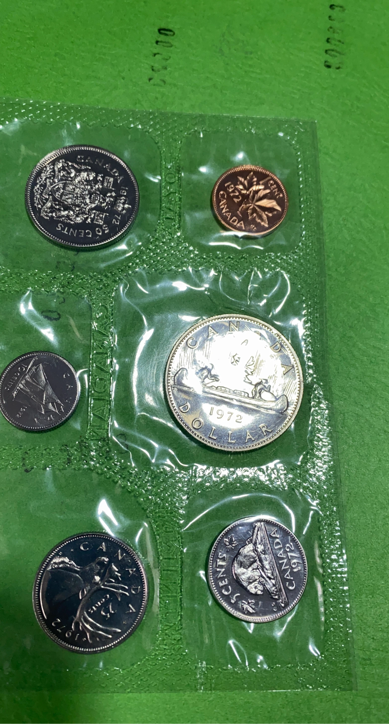 1972 Canadian Coin Collection