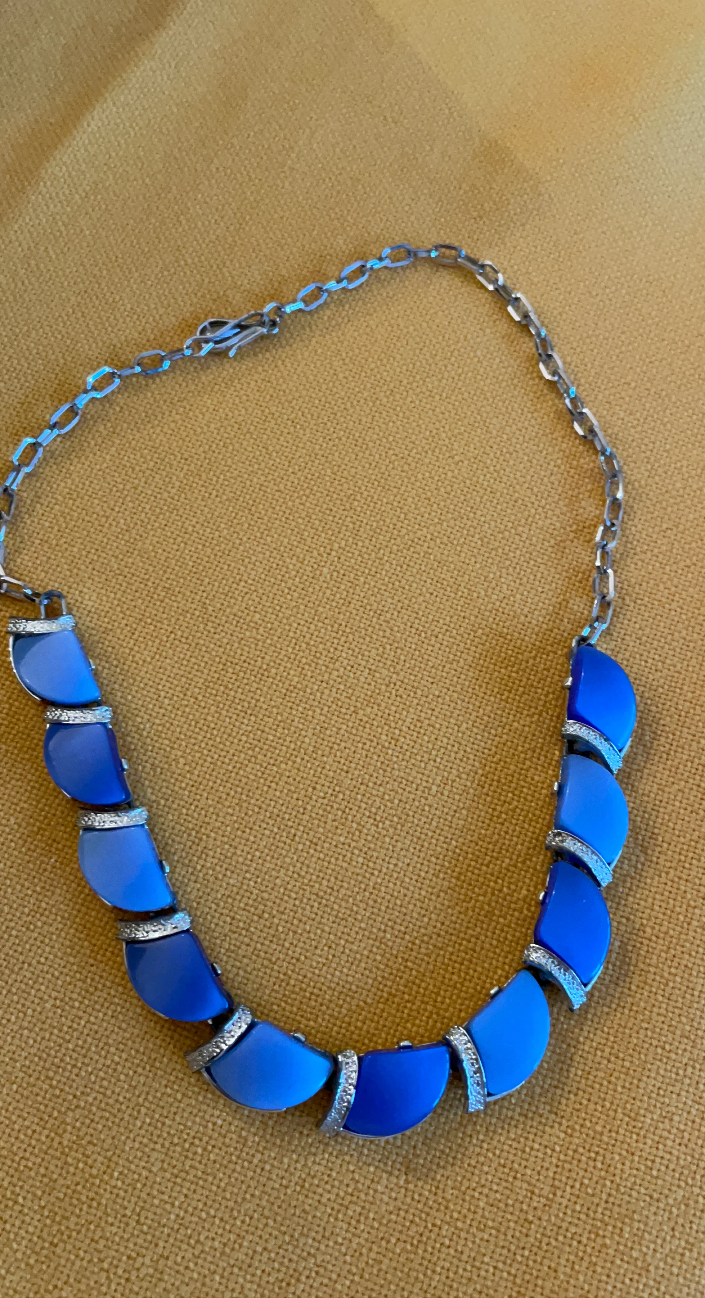 Blue Mosaic Necklace