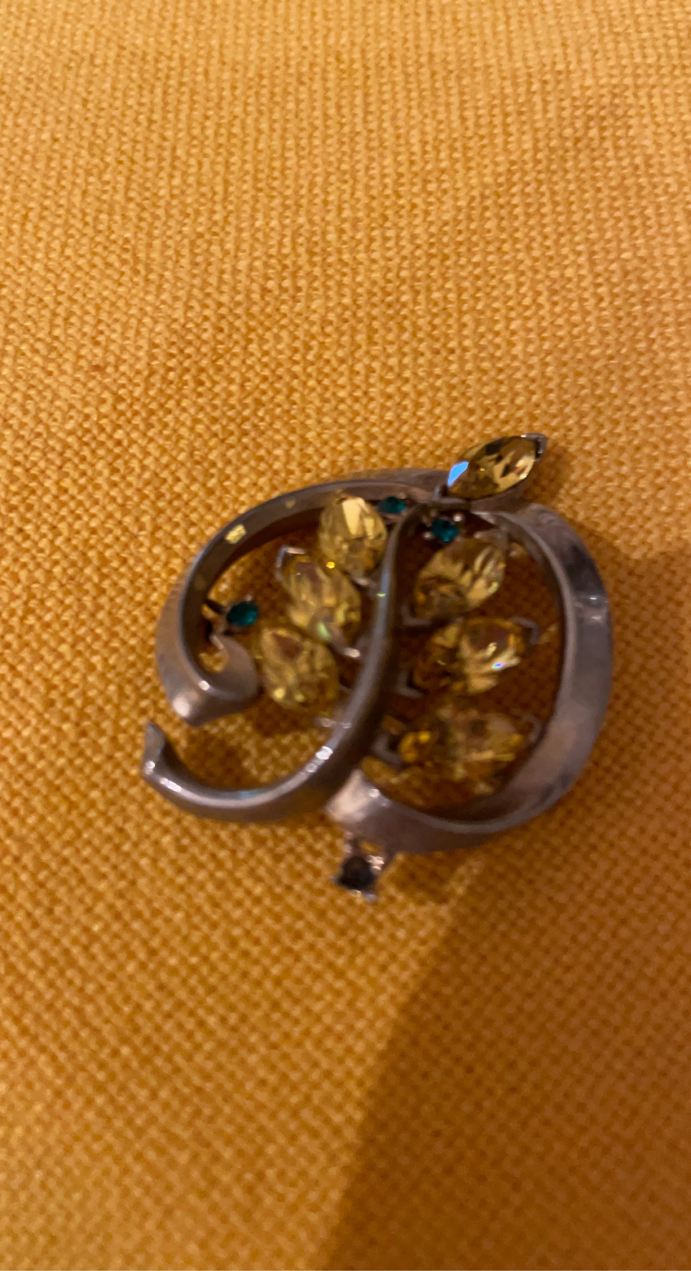 Rhinestone Brooch Pin