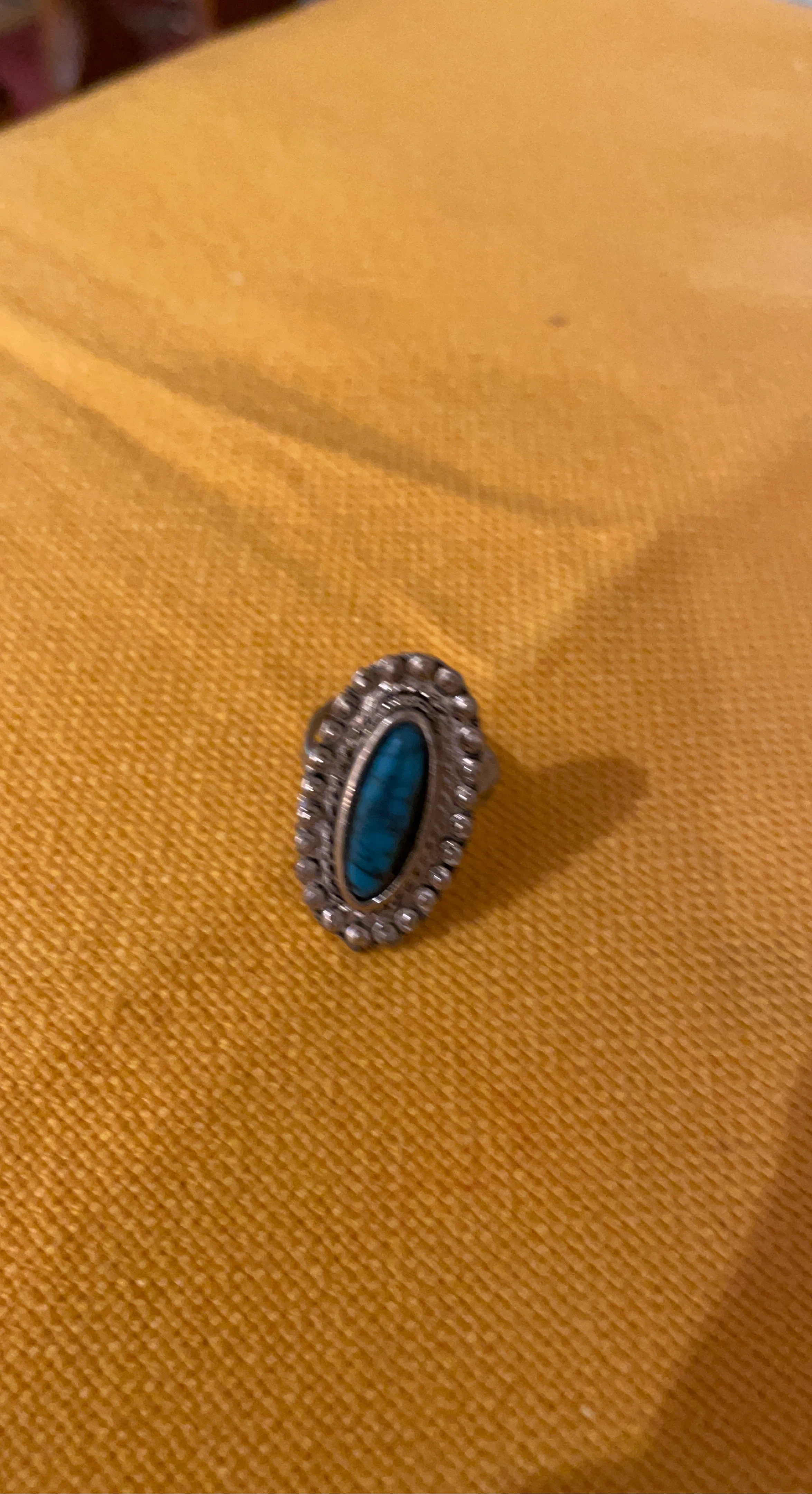 Oval Turquoise Ring