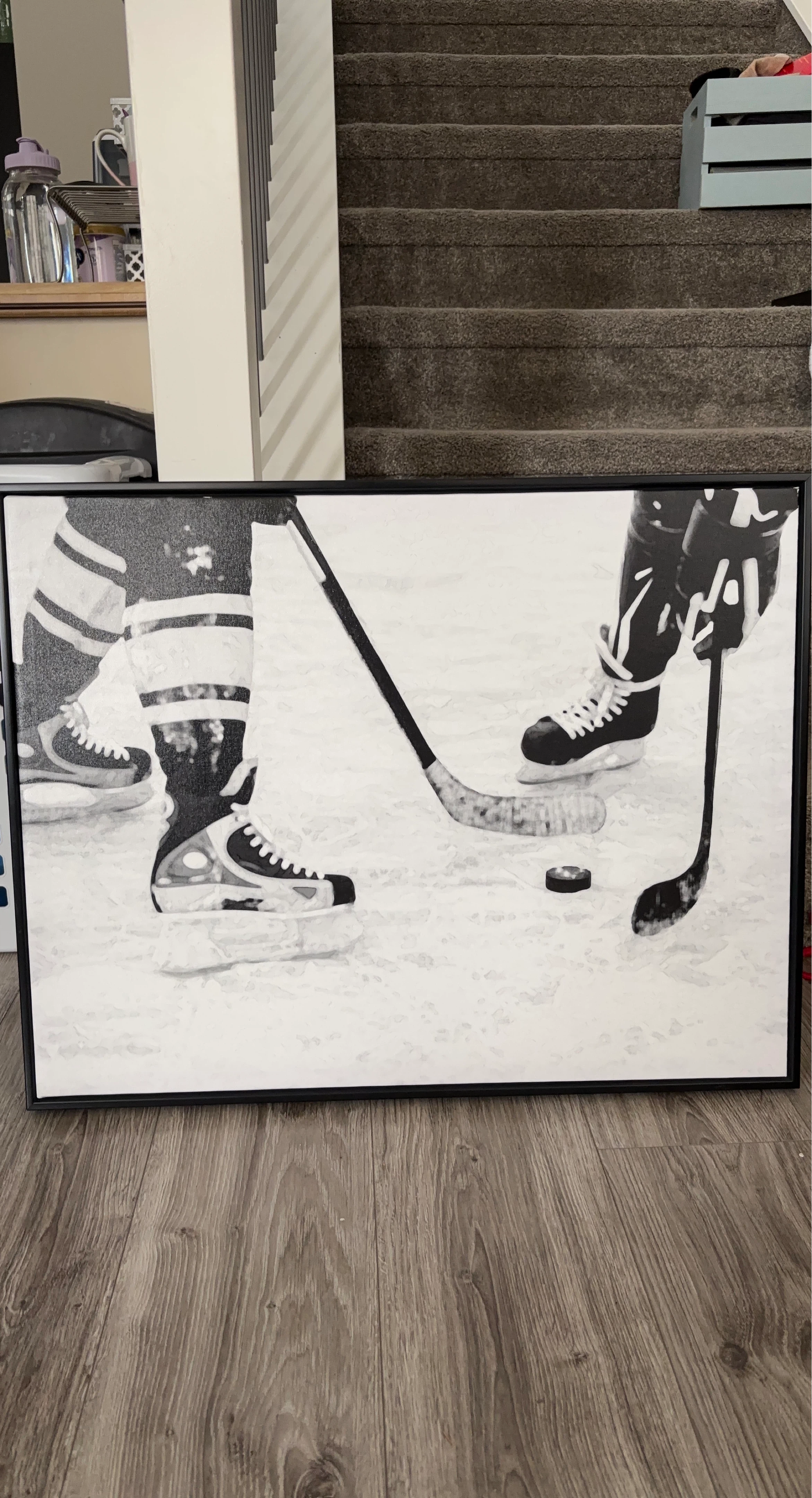 Framed Hockey Art Print