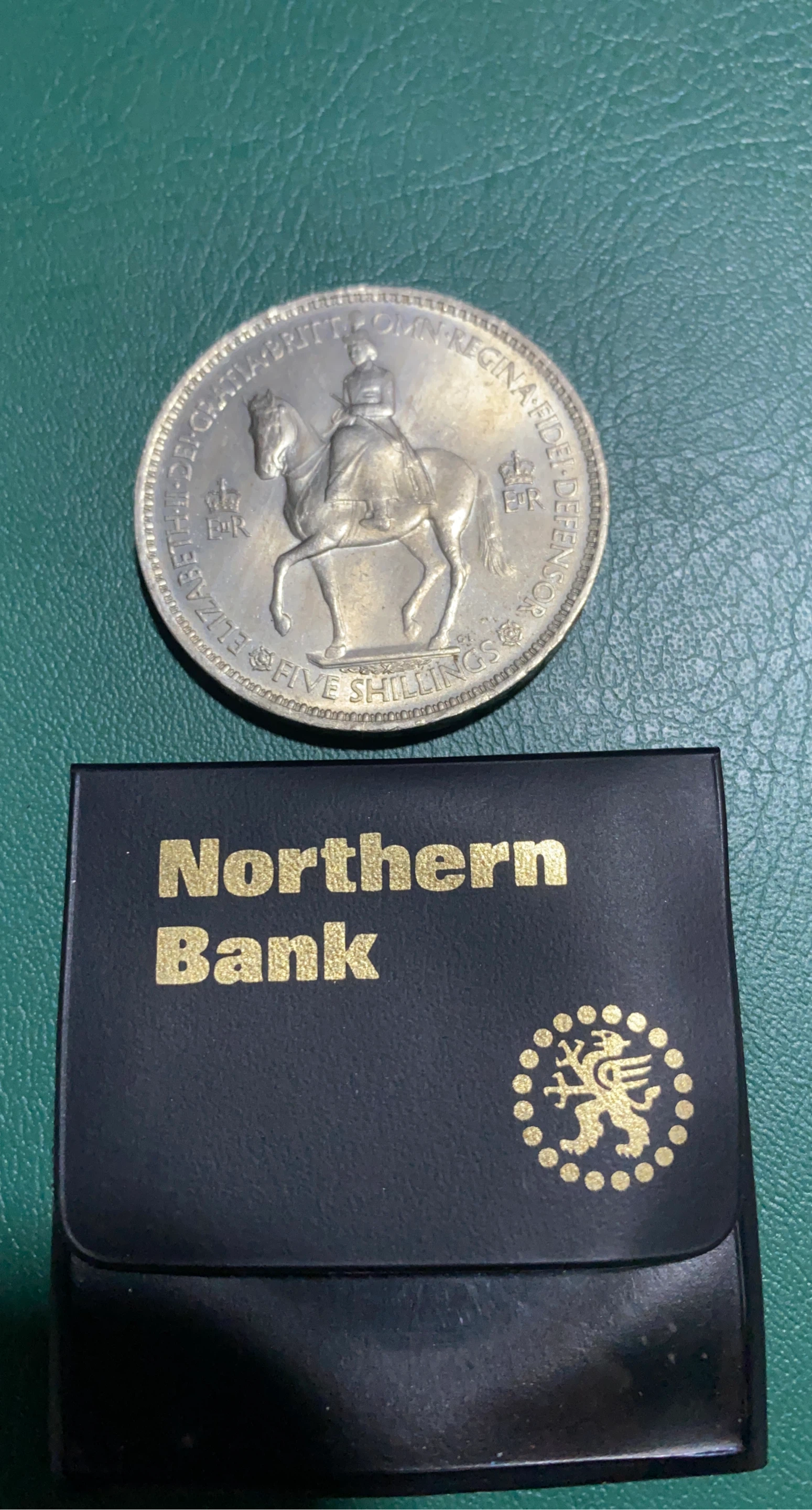 1953 Five Shillings Coin