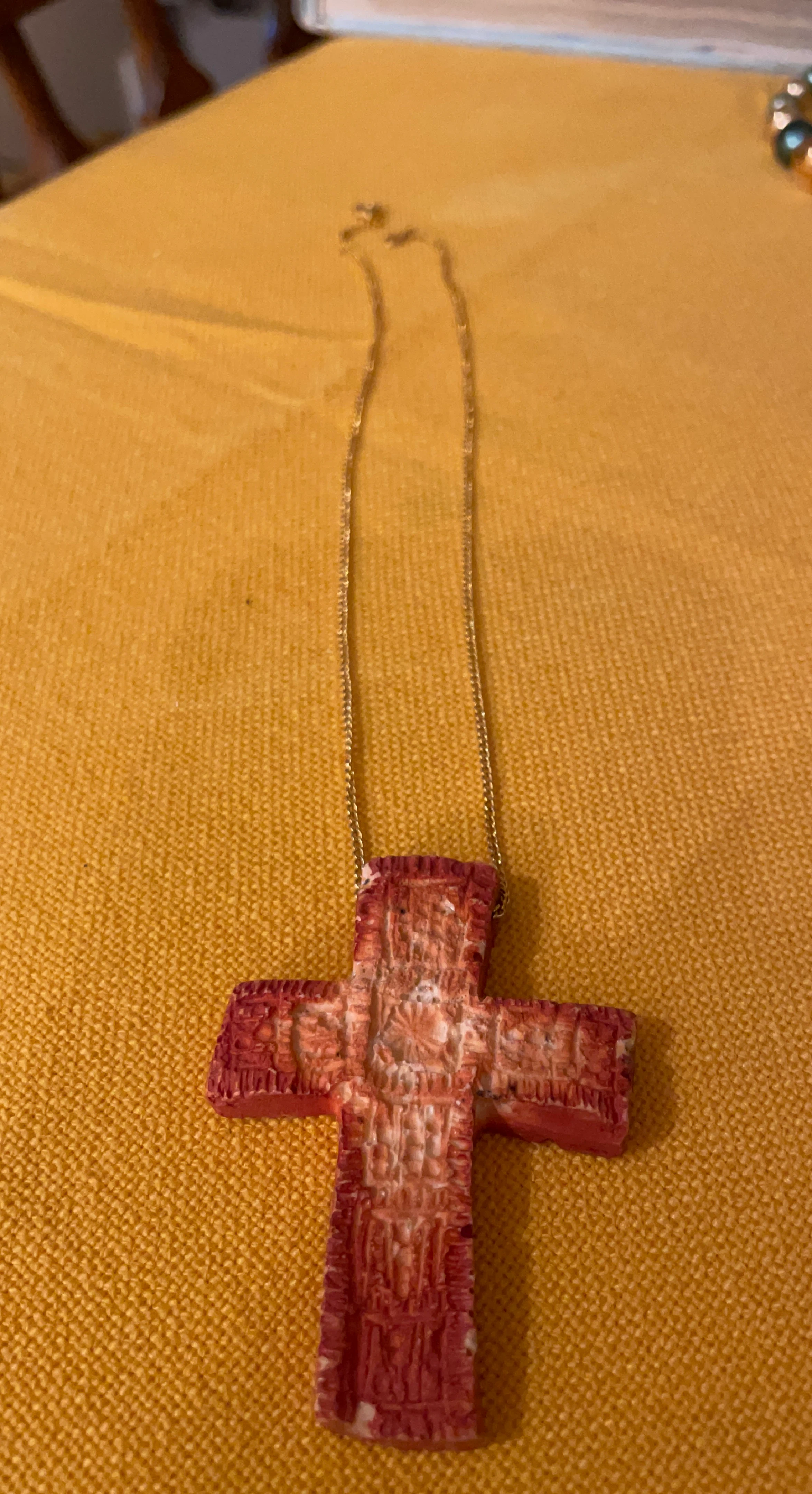 Red Cross Necklace