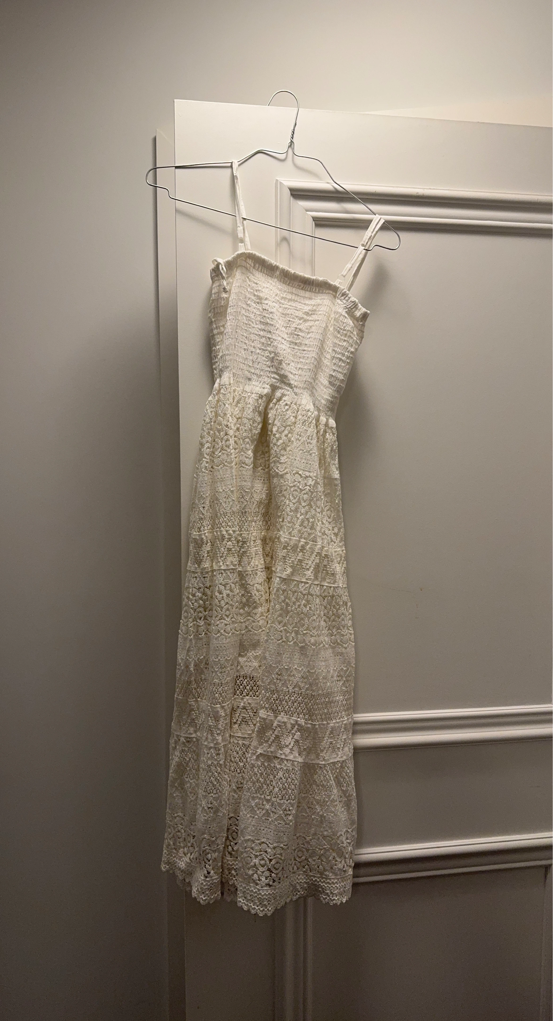 Women's Smocked, Floral Maxi Dress and a hot pink dress
