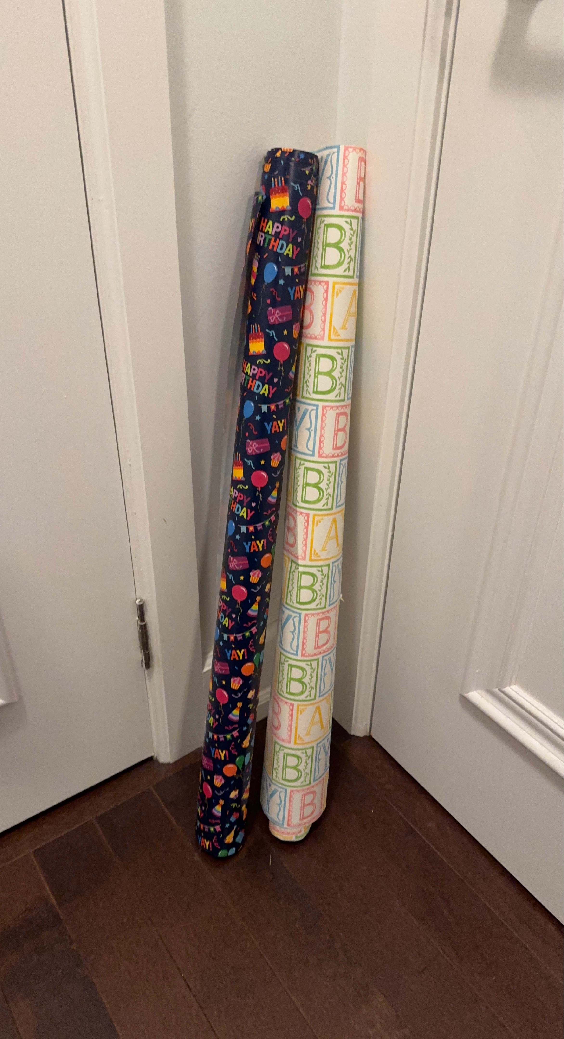 Birthday and Baby Wrapping Paper Rolls