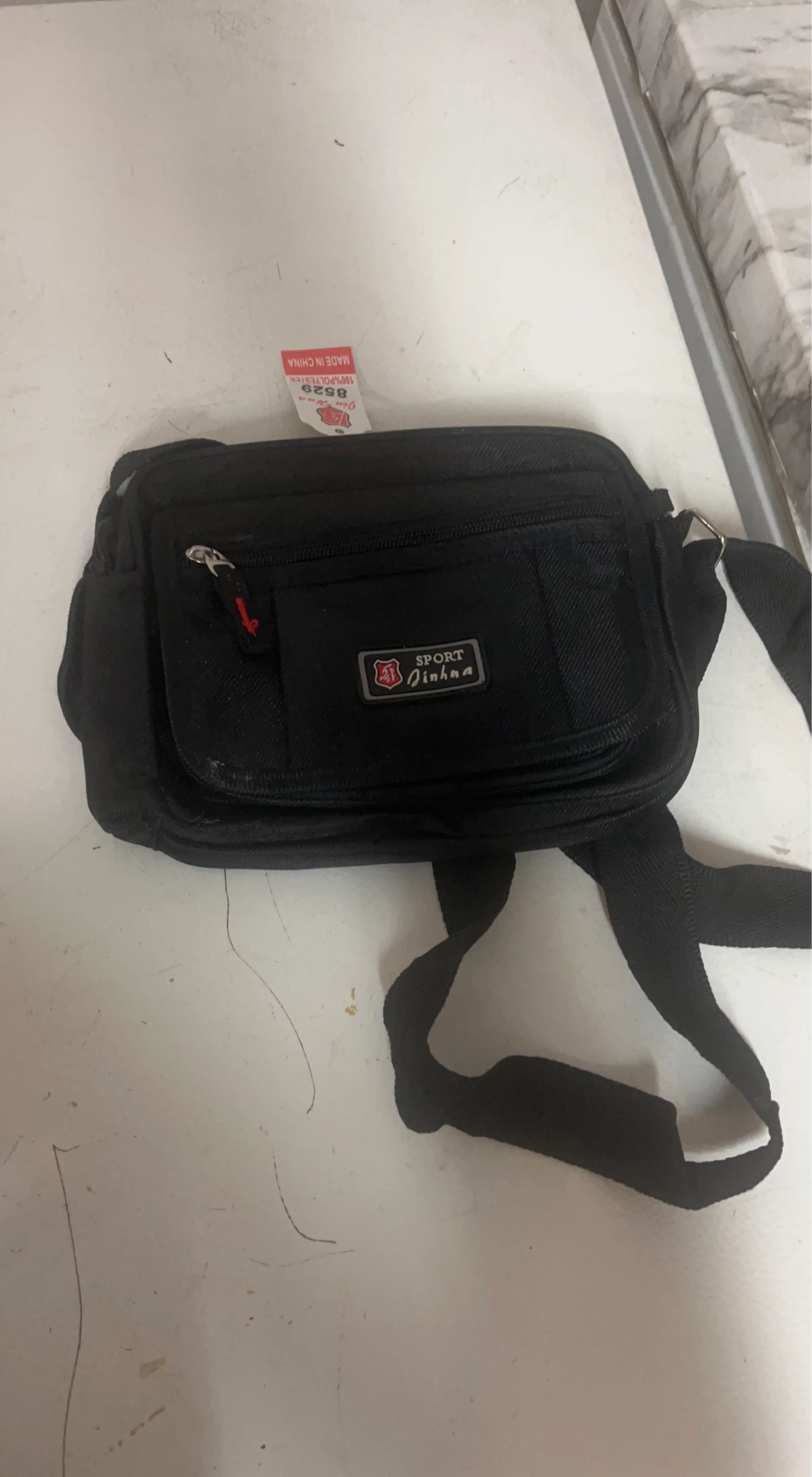 Black Sport Shoulder Bag