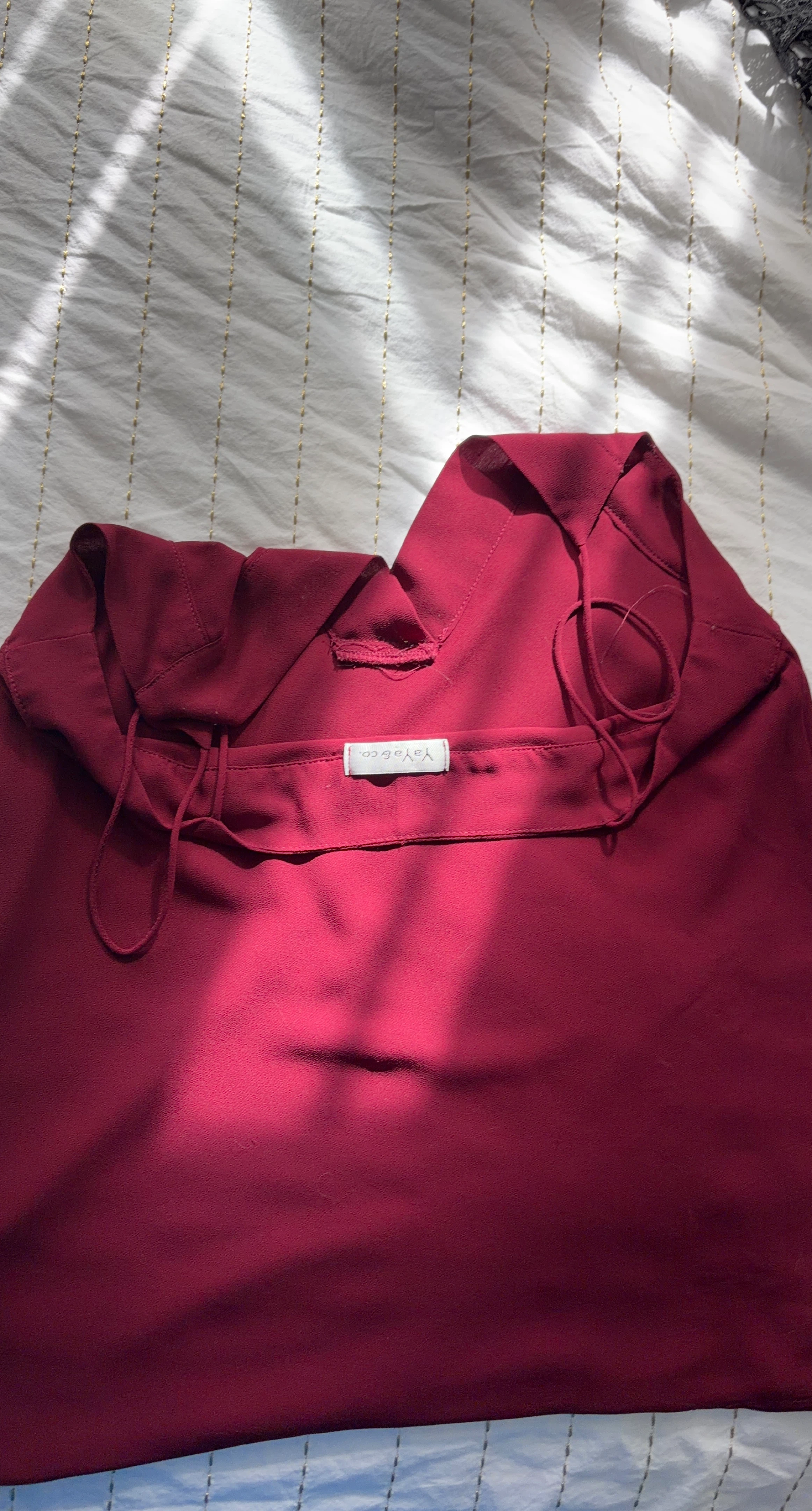 YAYABCO Burgundy Top