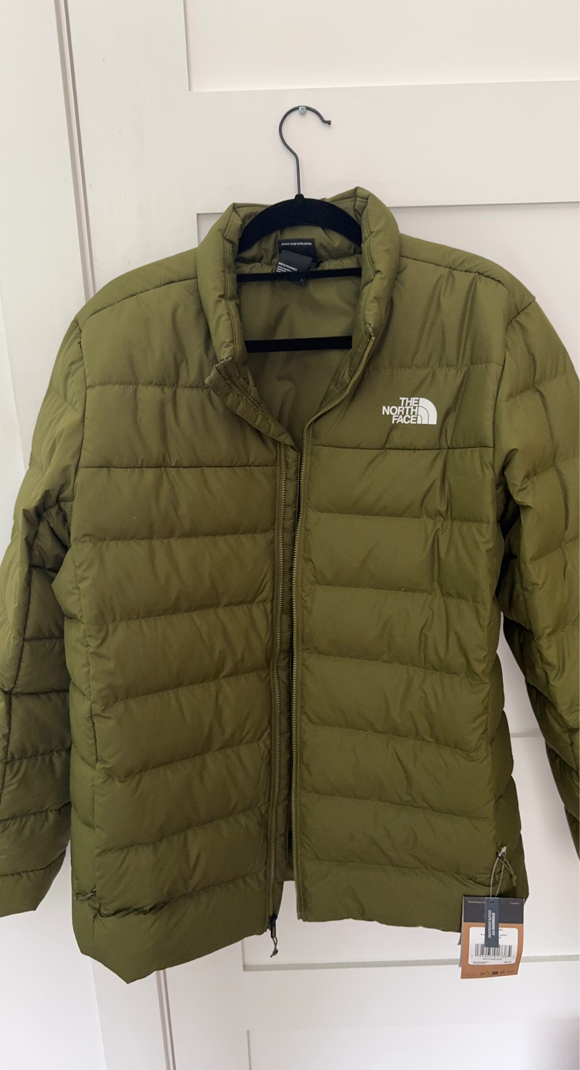 The North Face Men's Green Puffer Jacket