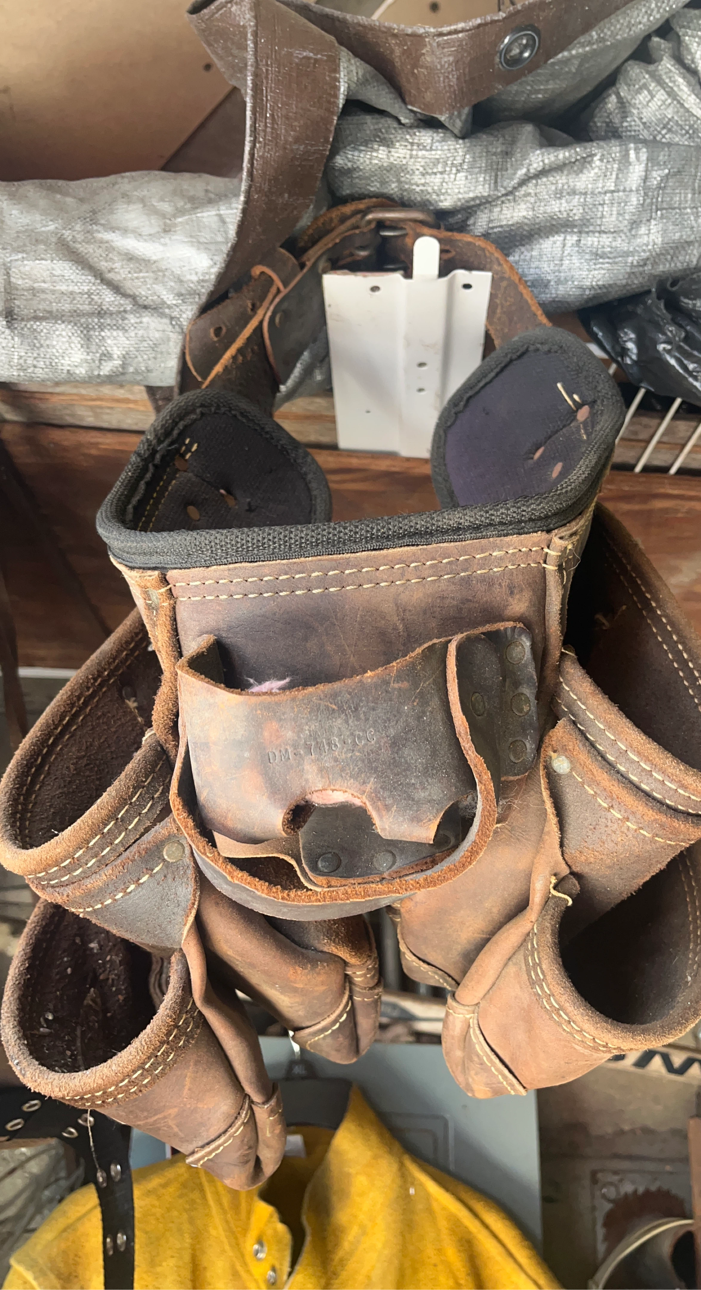 DM-748CC Leather Tool Belt Pouch
