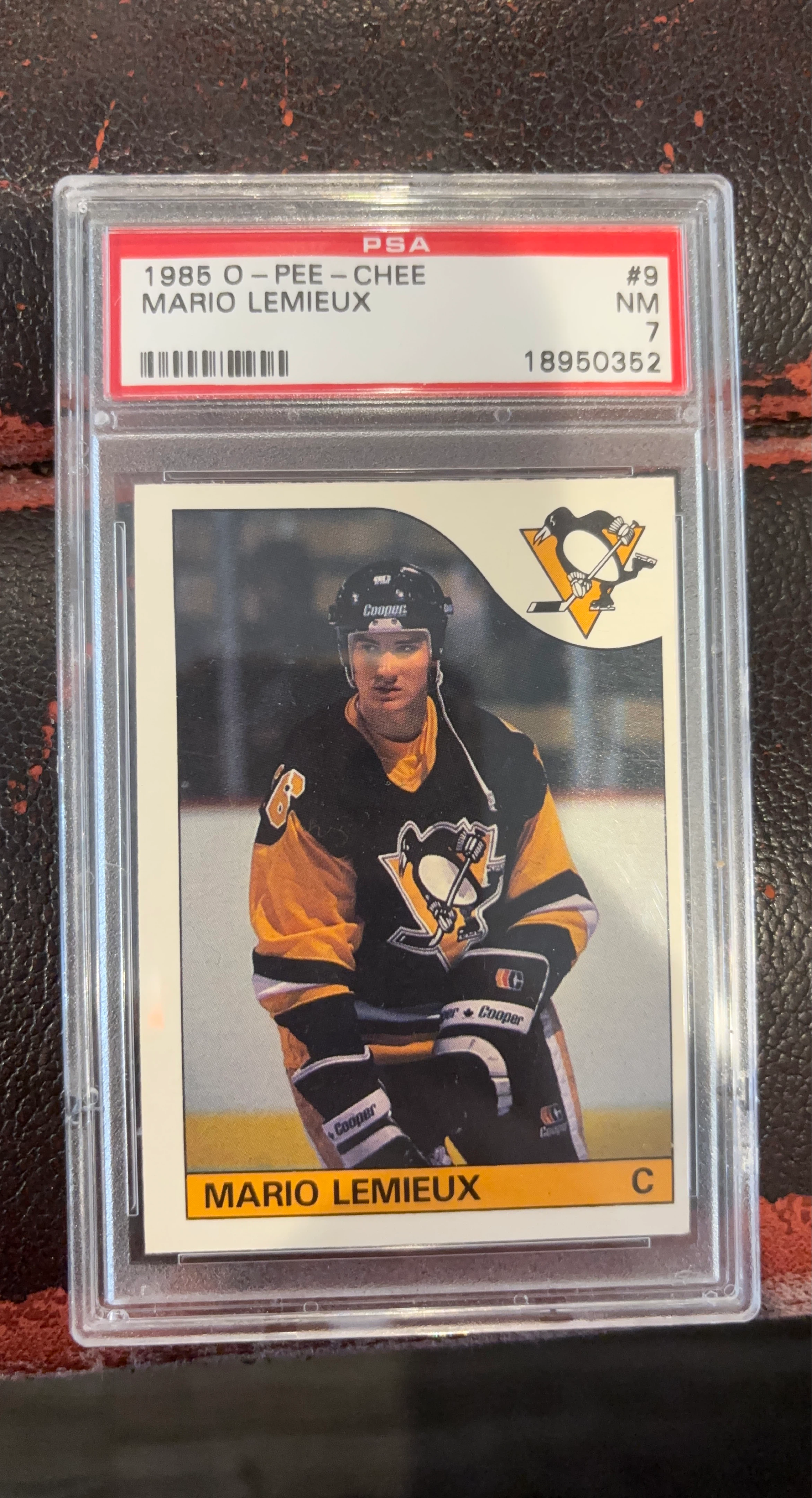 O-Pee-Chee Mario Lemieux Rookie Card