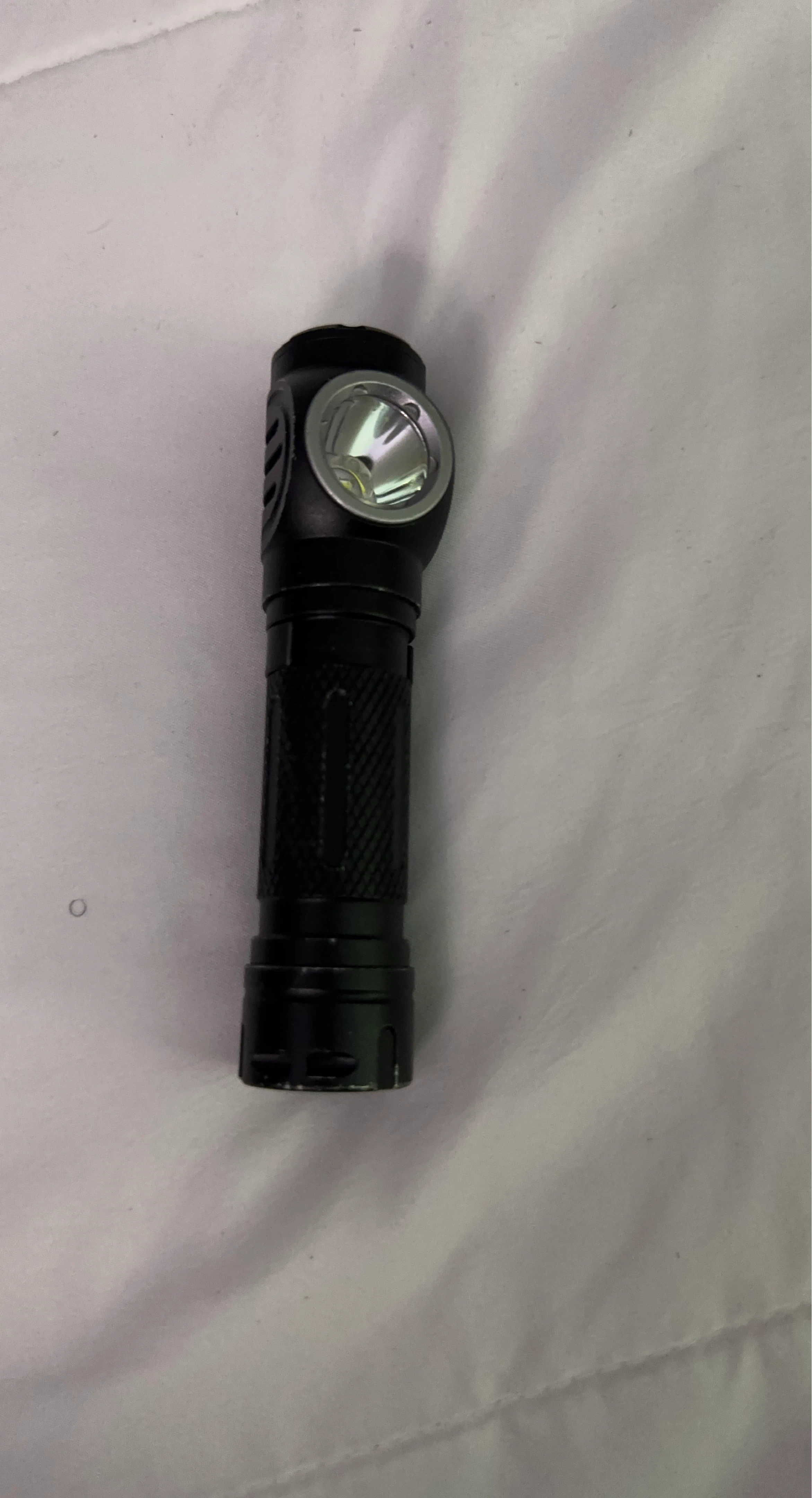 Black Headlamp Flashlight