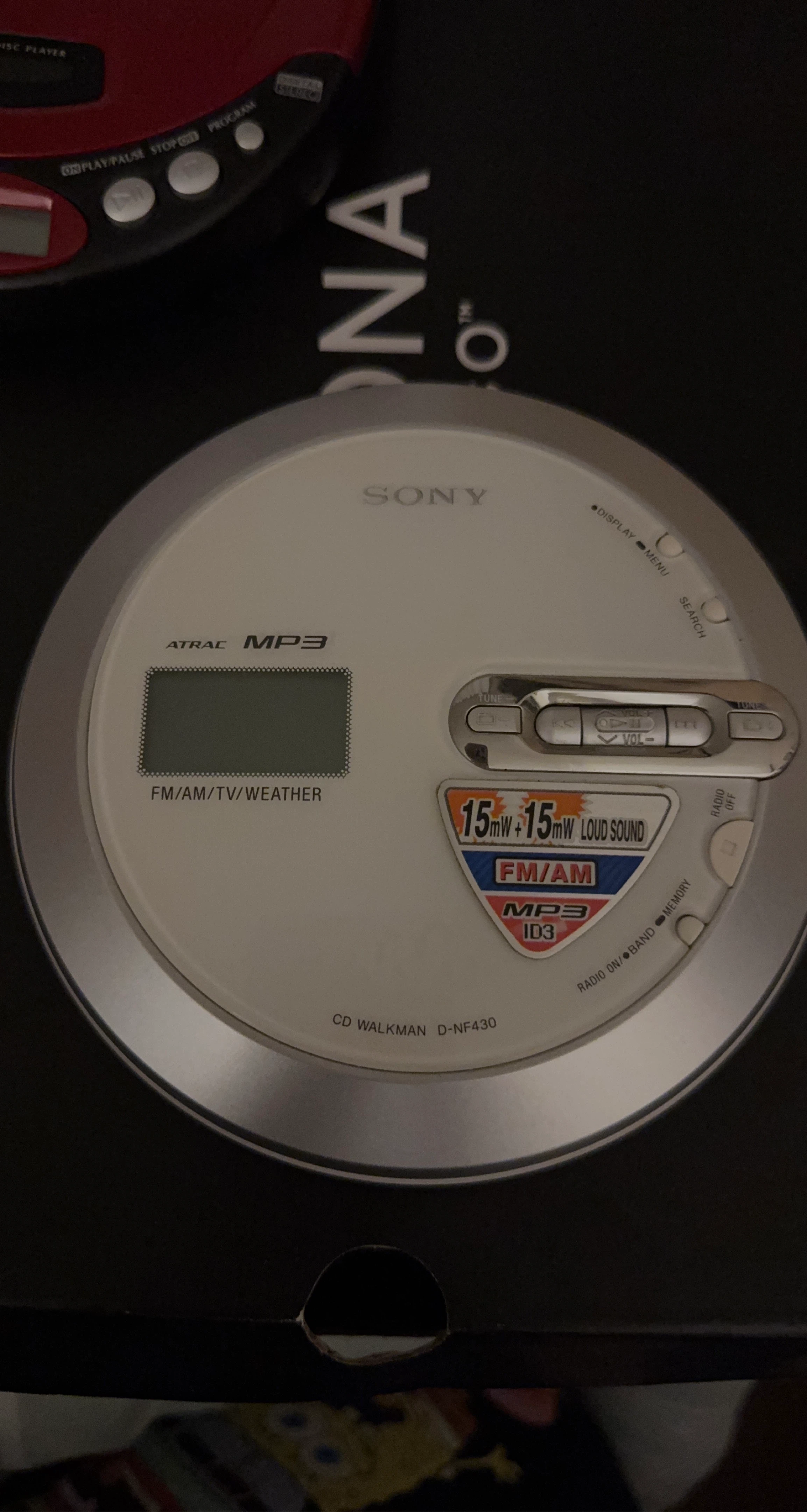 Sony CD Walkman D-NF430 ATRAC MP3 Player