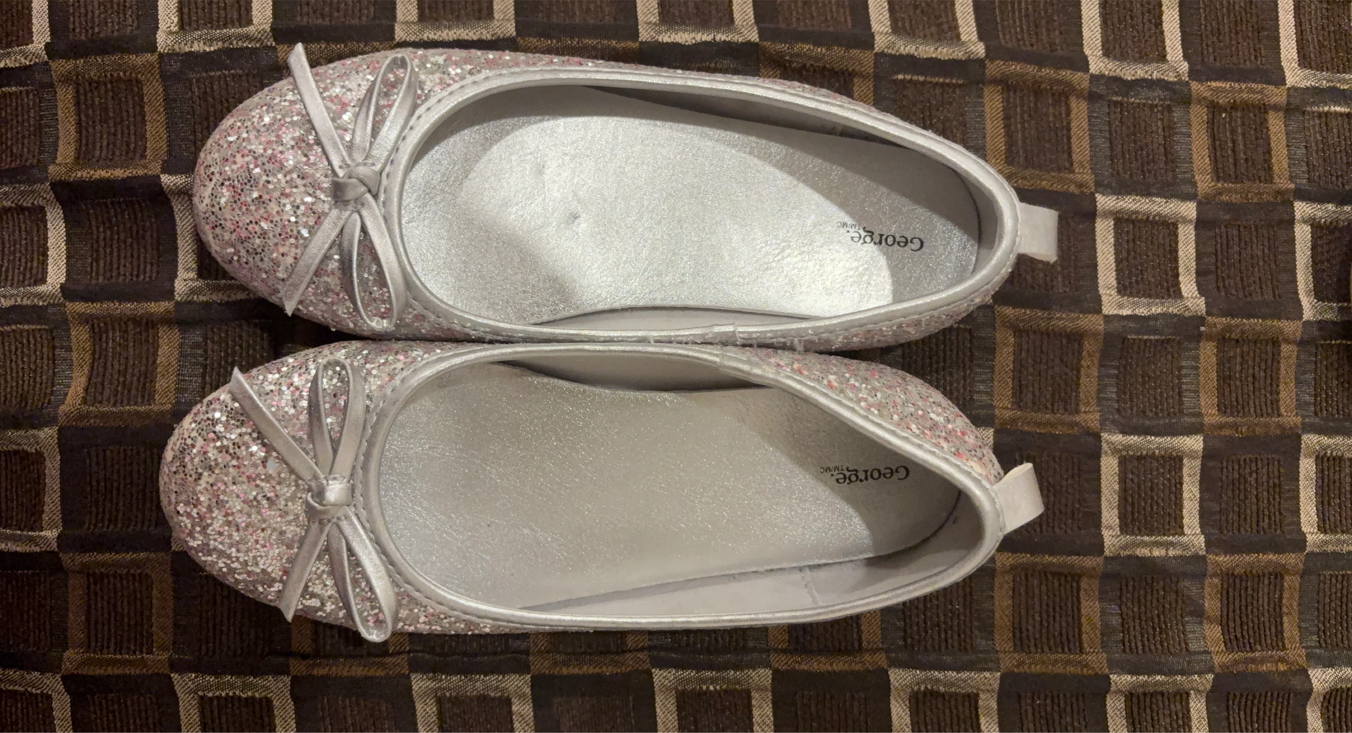 George Glitter Ballet Flats