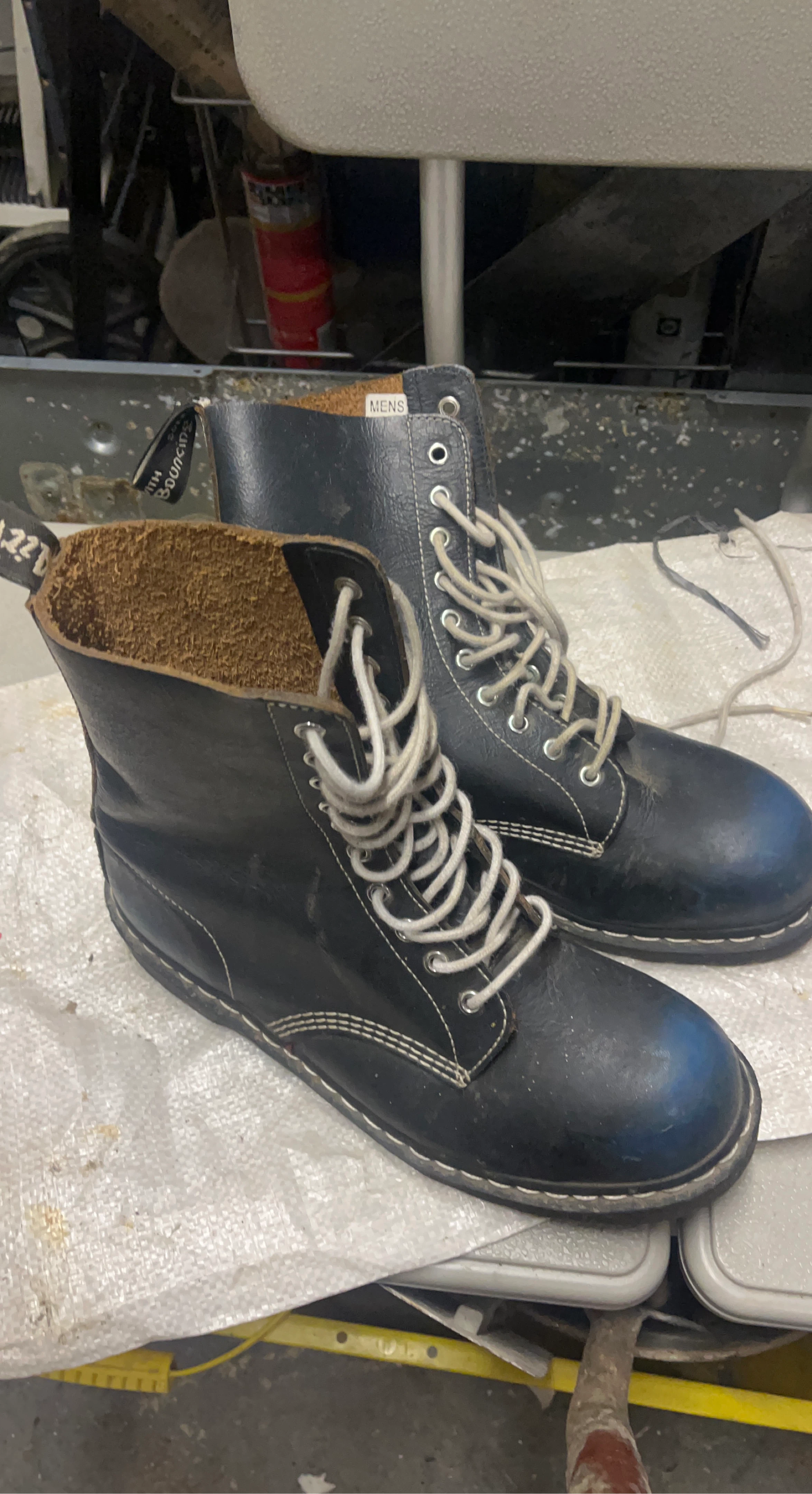 Dr. Martens Black Leather Lace-Up Boots
