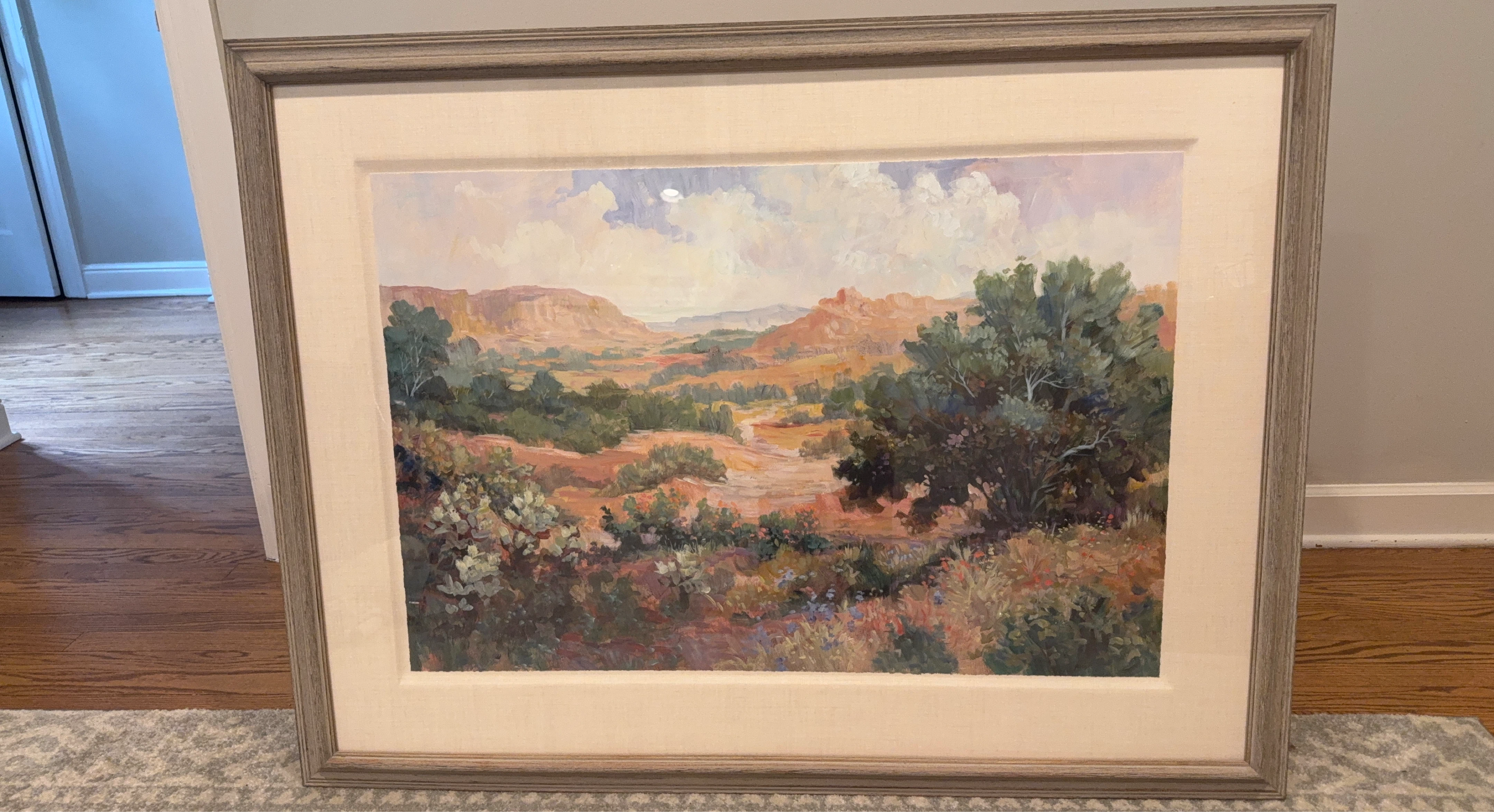 Framed Landscape Painting
