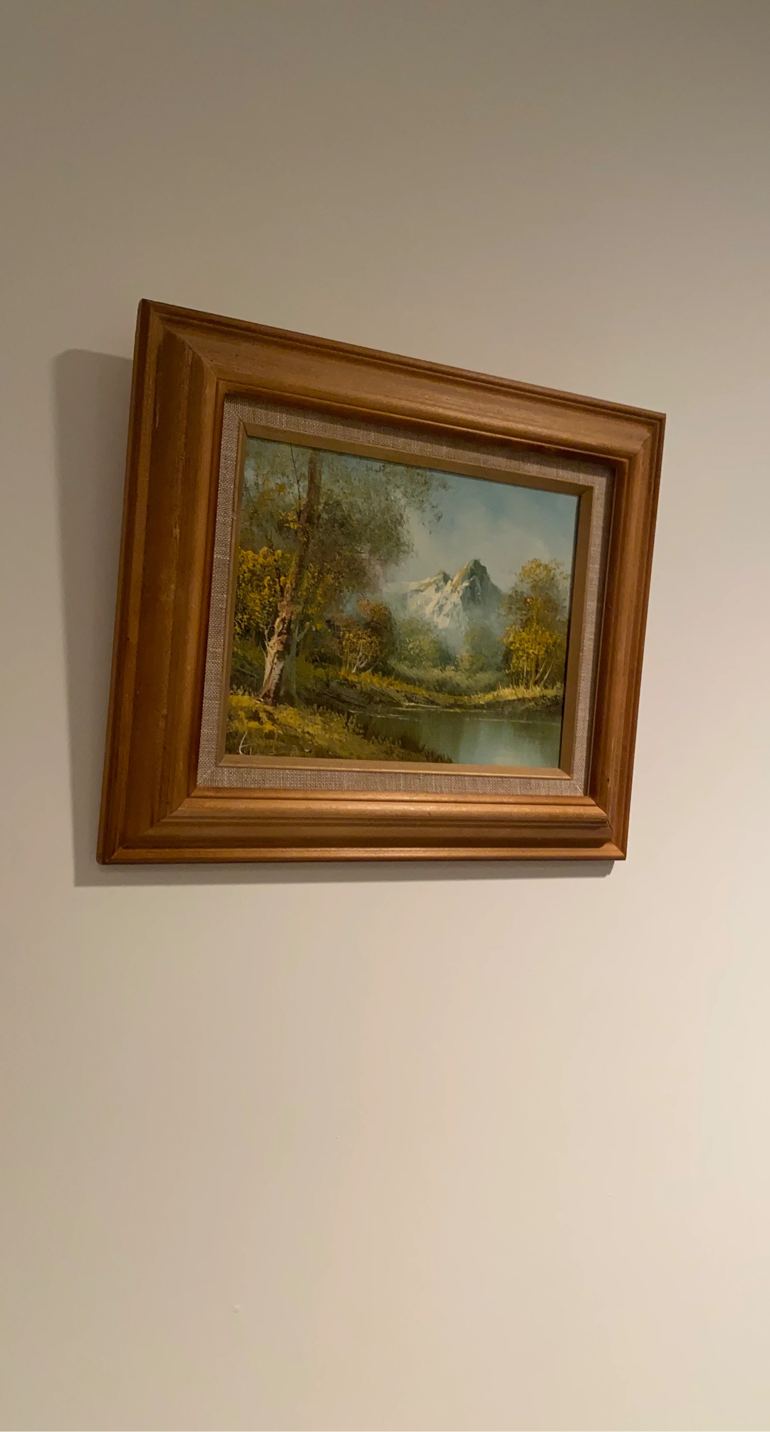 Framed Landscape Painting