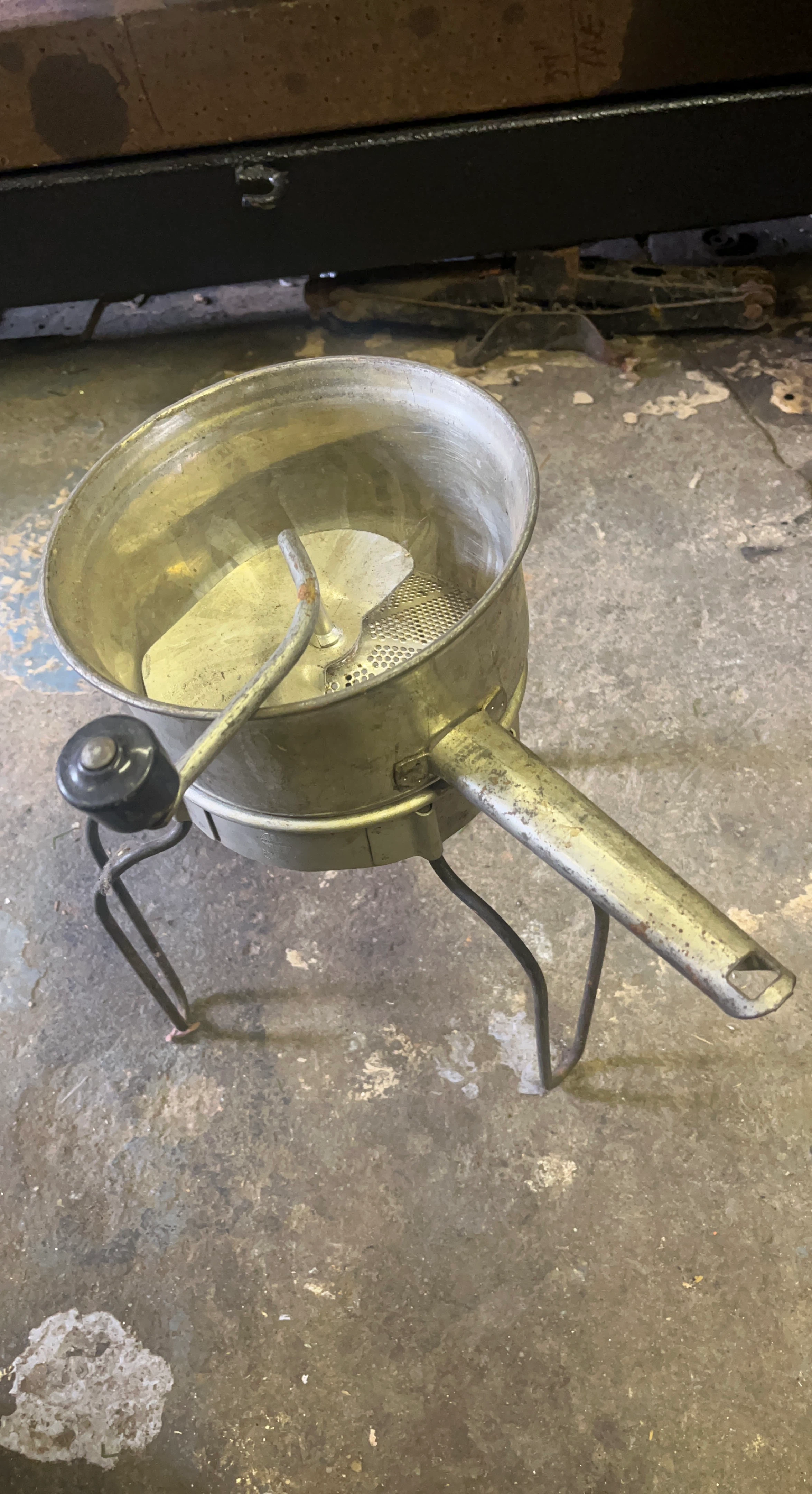 Vintage Metal Food Mill / Ricer