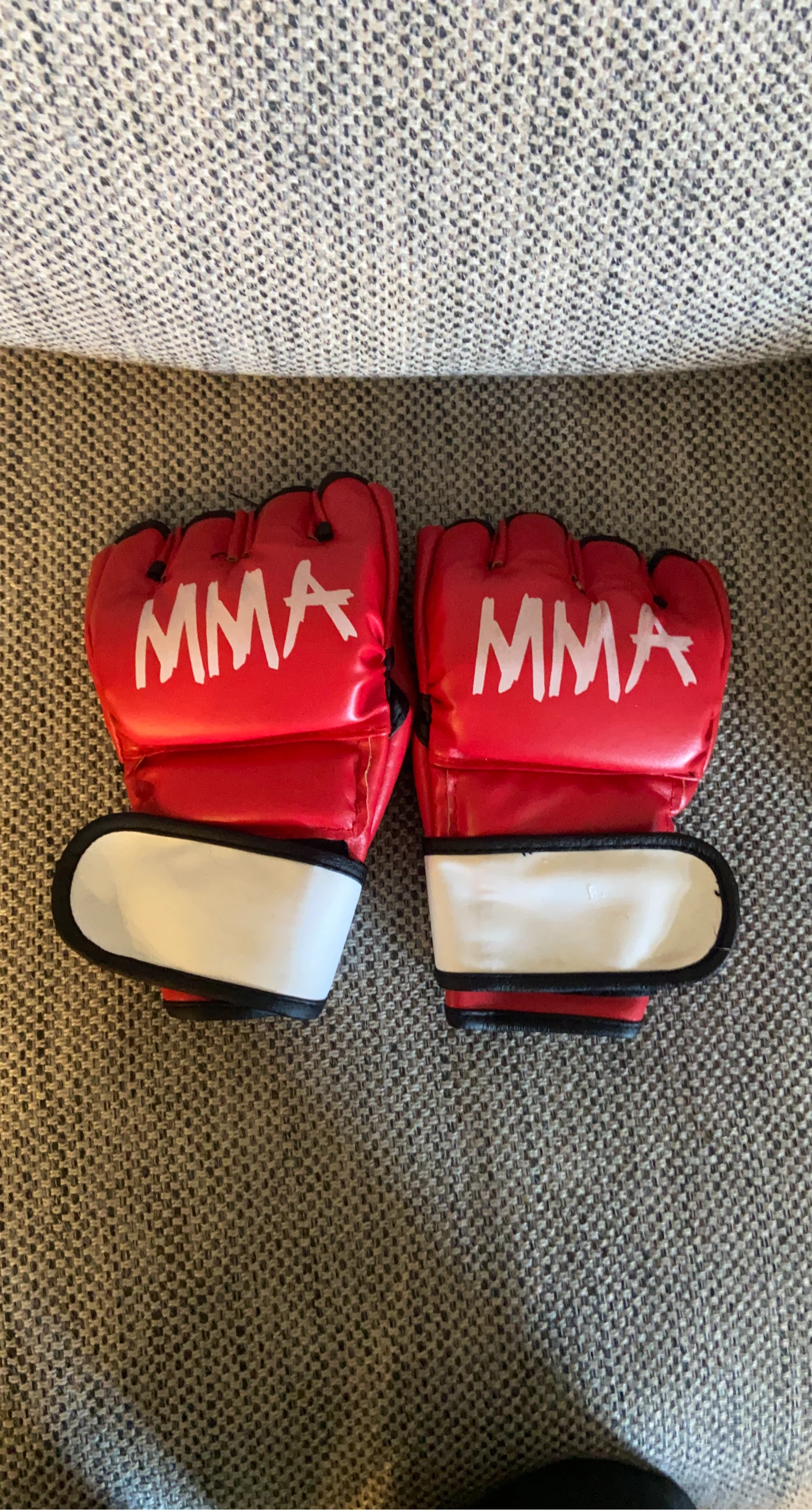 Red MMA Training Gloves