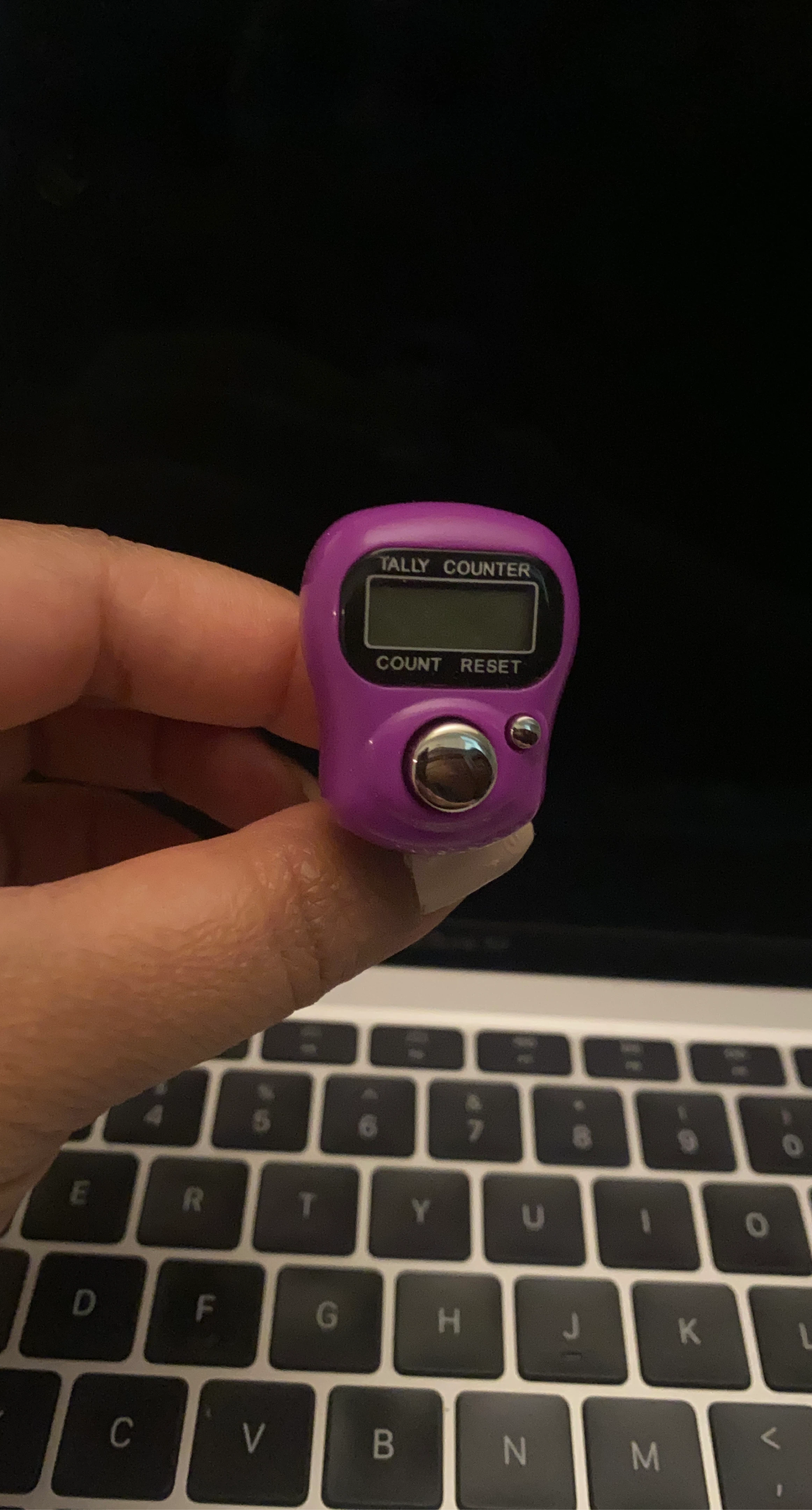 Purple Tally Counter Ring