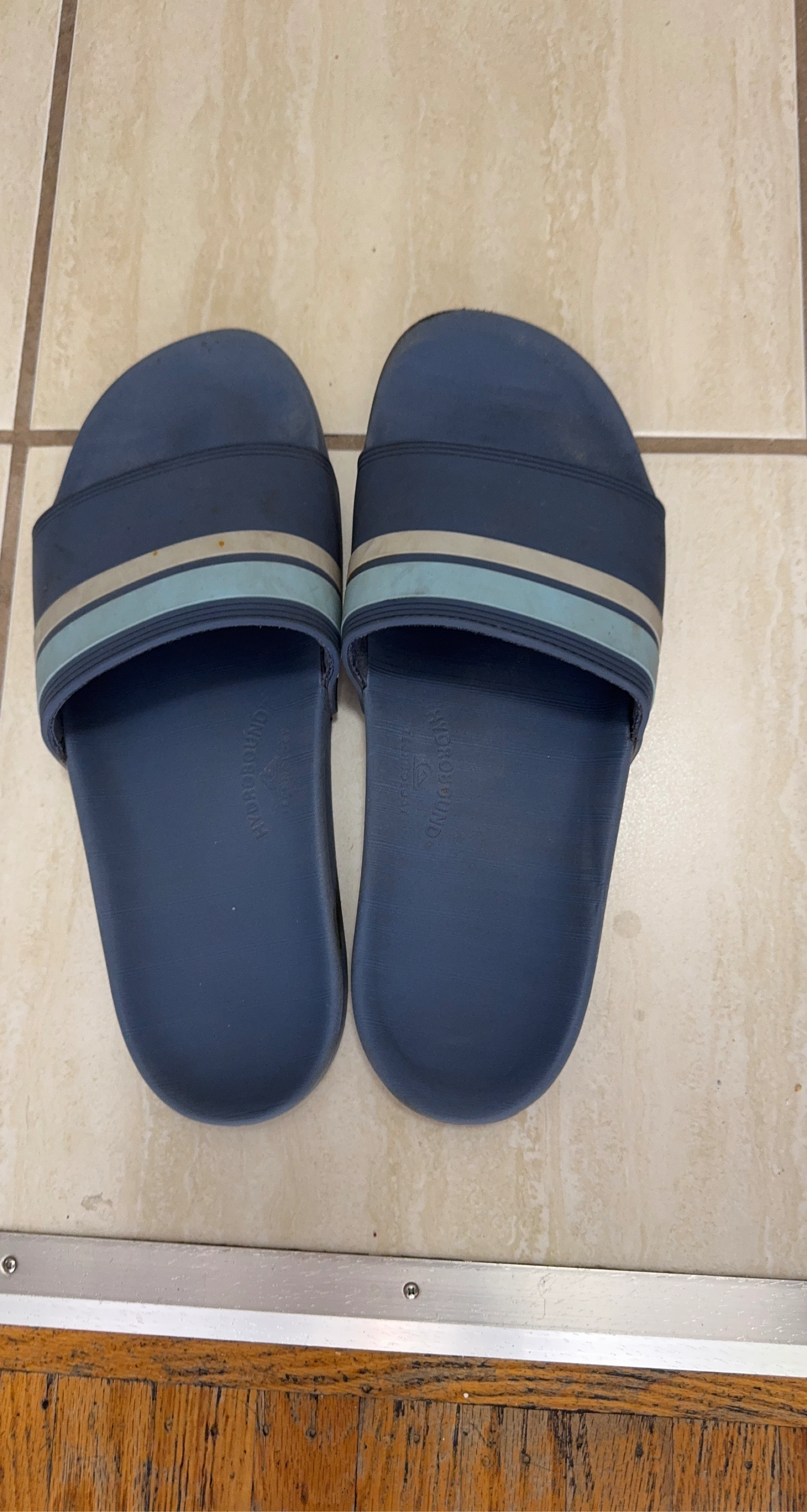 HydroBound Blue size 11 Slide Sandals