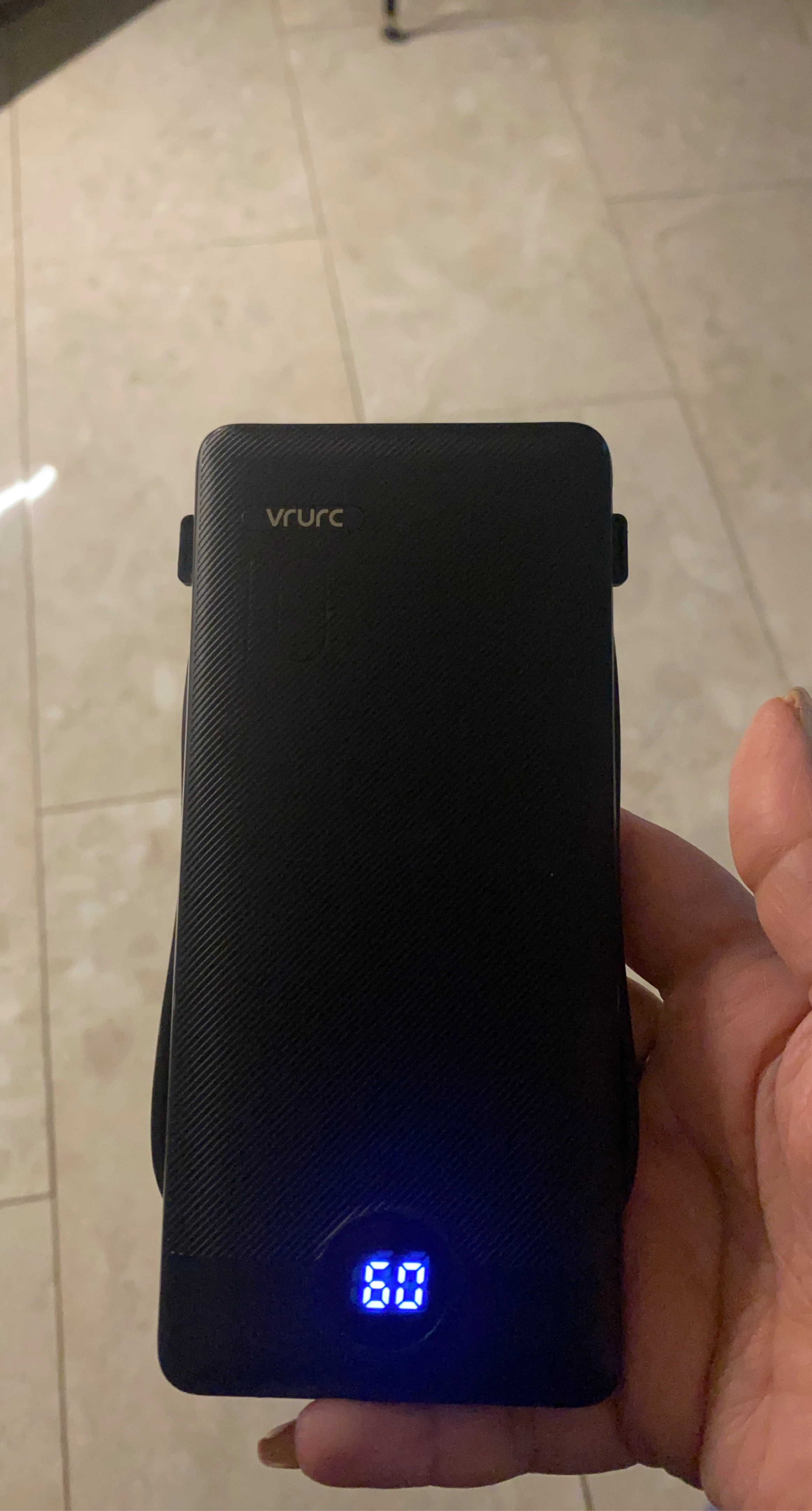 VURC 10000mAh Power Bank with Built-in Cables