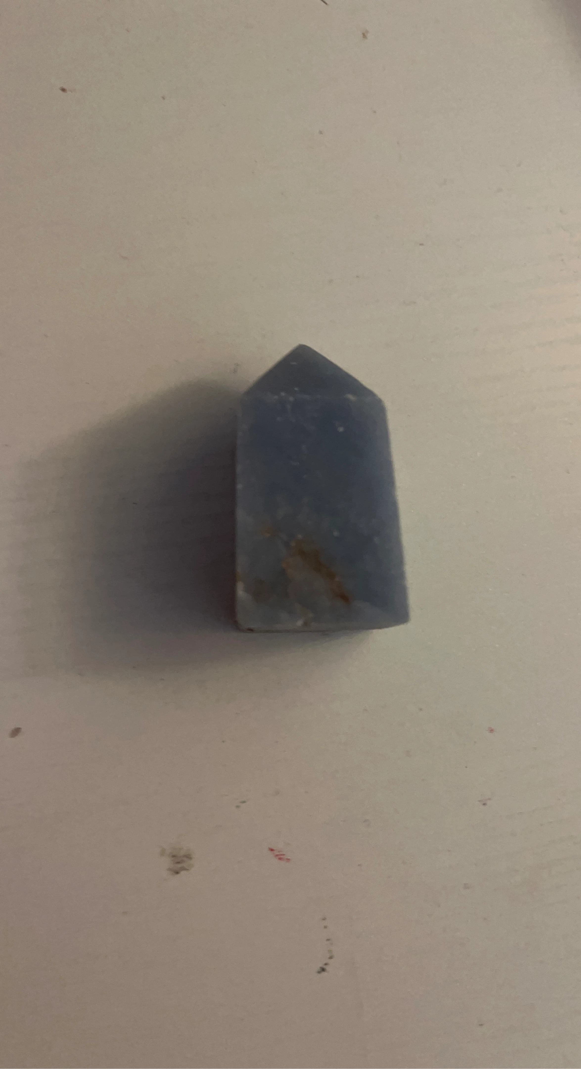 Blue Calcite Crystal Point