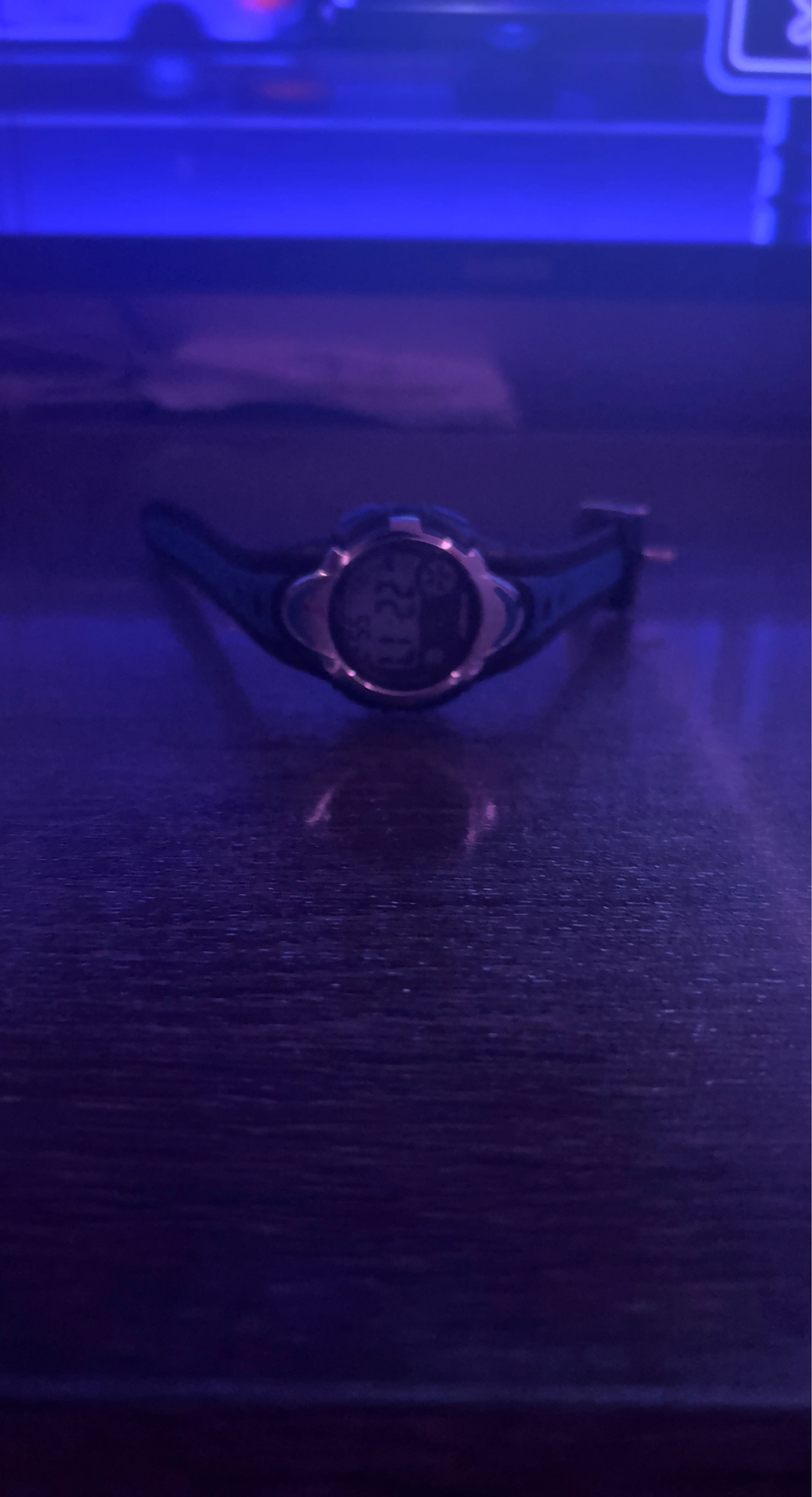 Digital Watch - Black/Blue