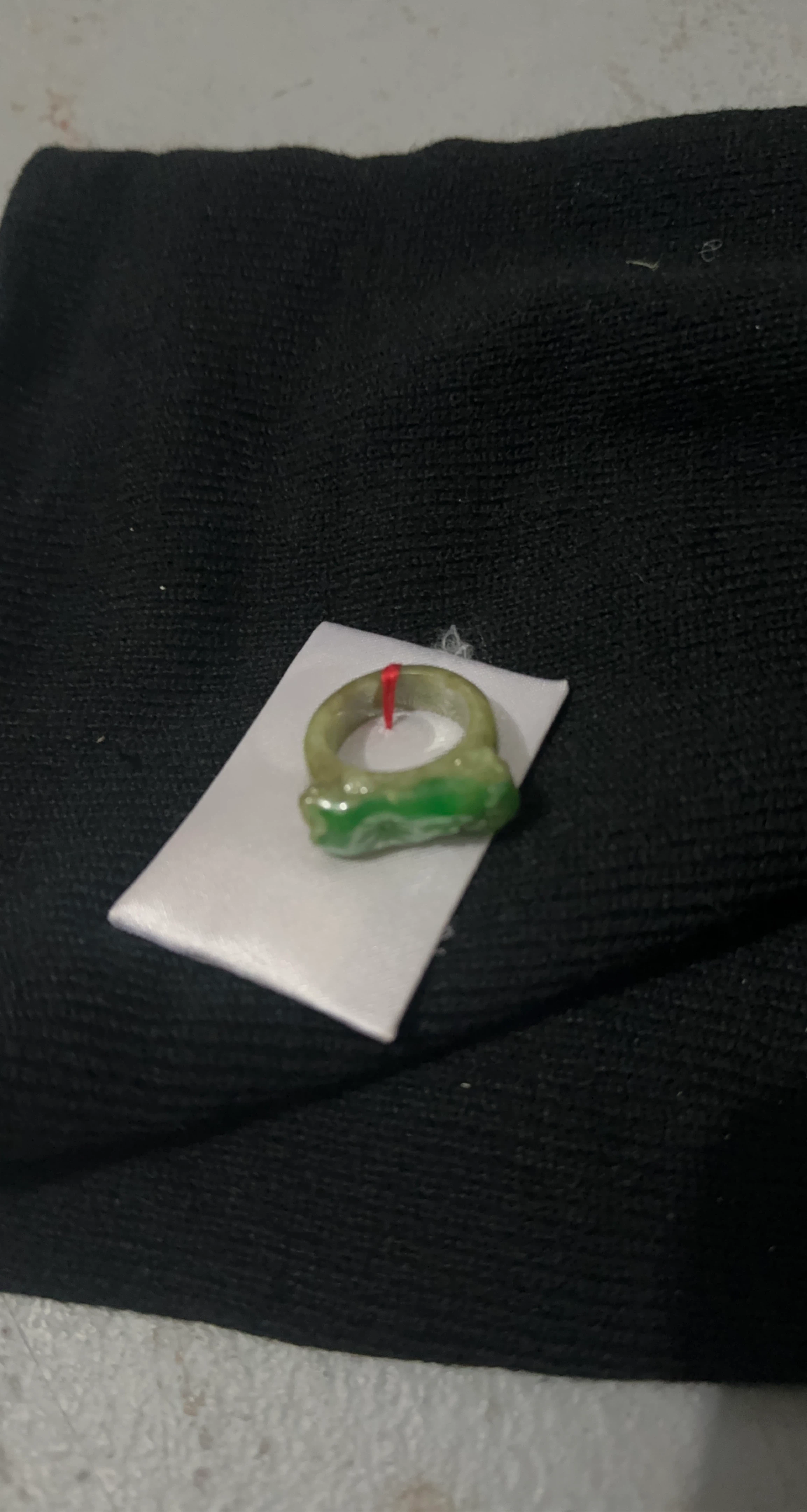 Carved Jade Ring