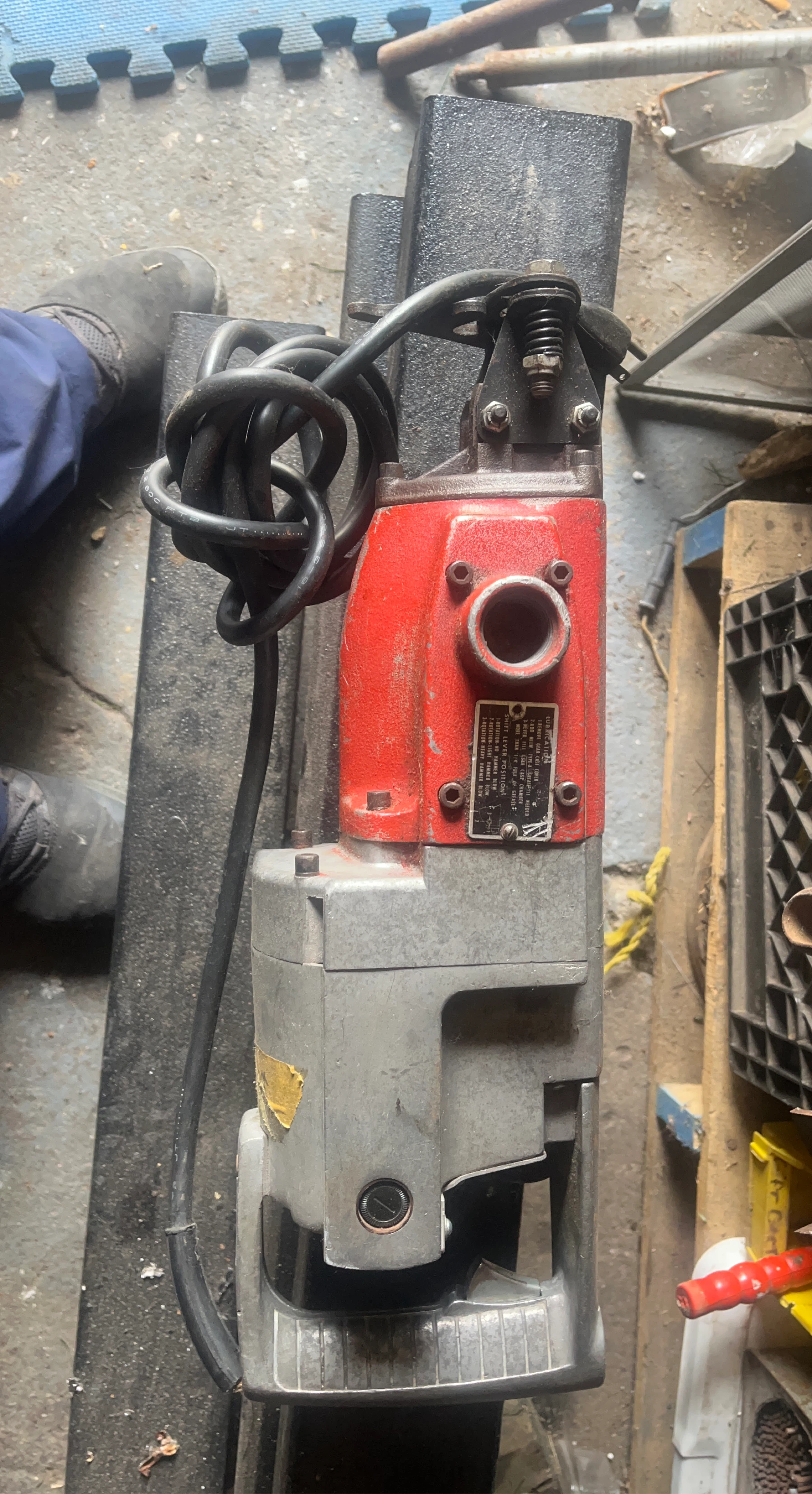 Vintage Milwaukee Rotary Hammer Drill
