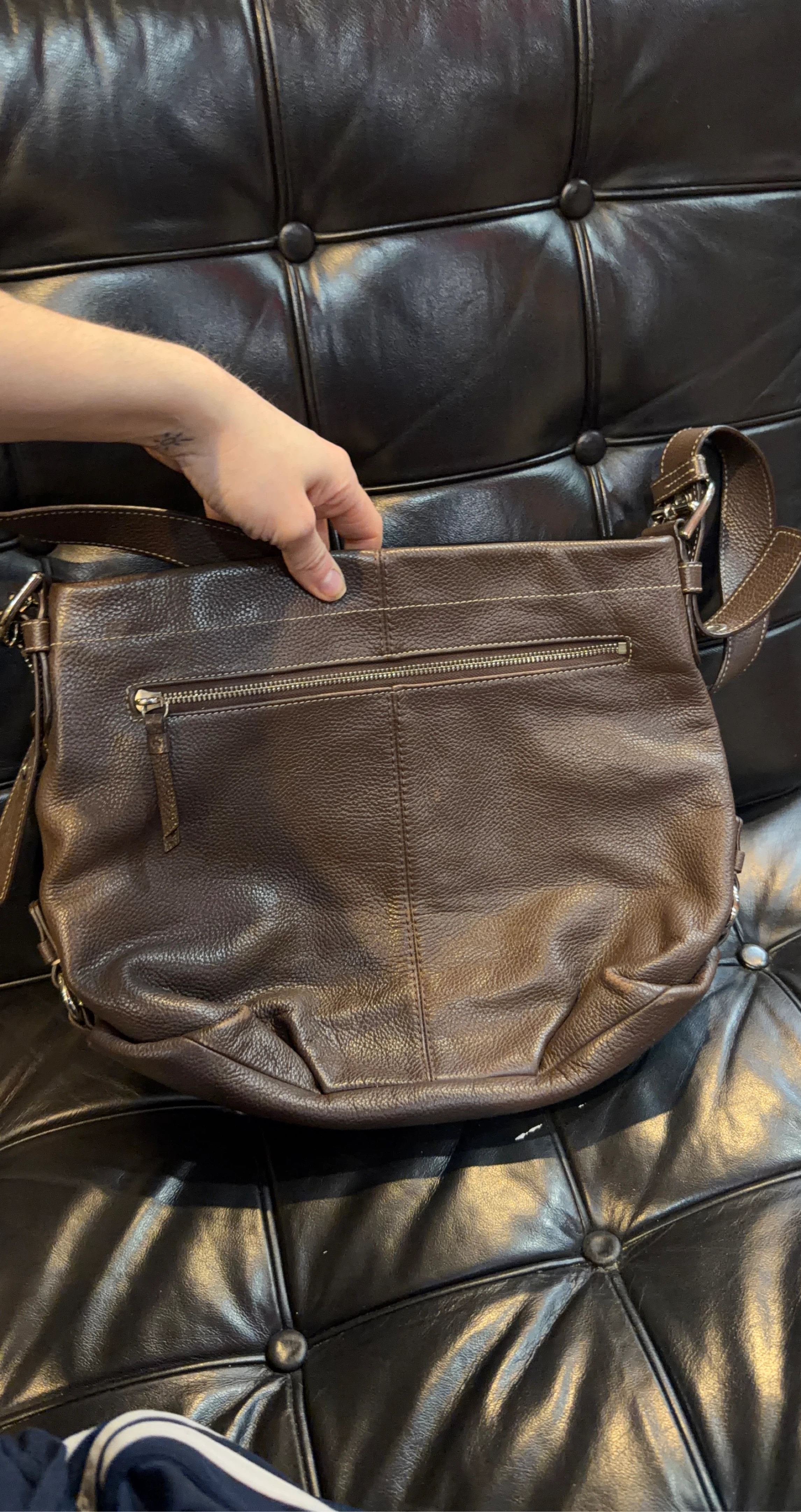 Coach Brown Leather Shoulder Bag
