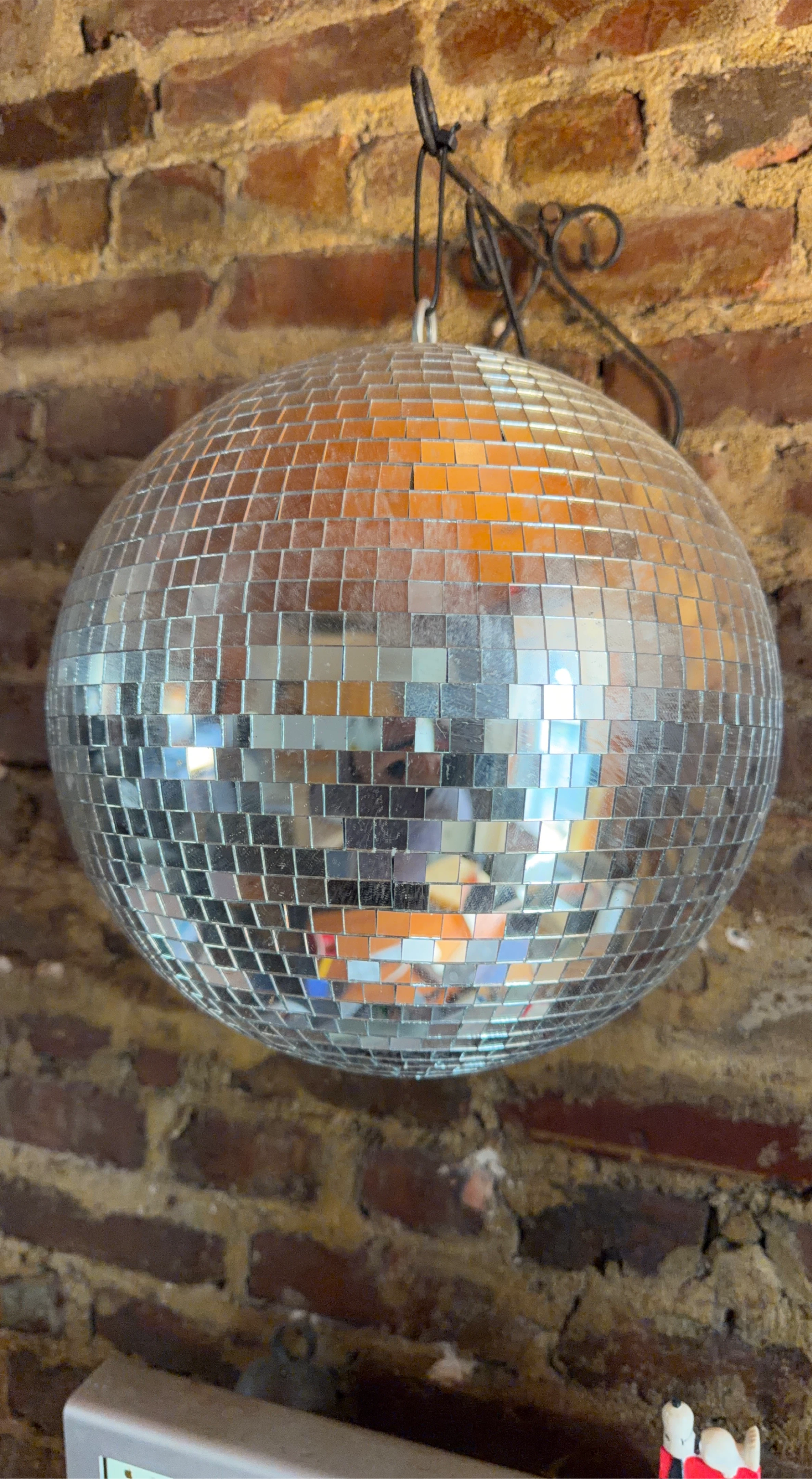 Silver Mirror Disco Ball