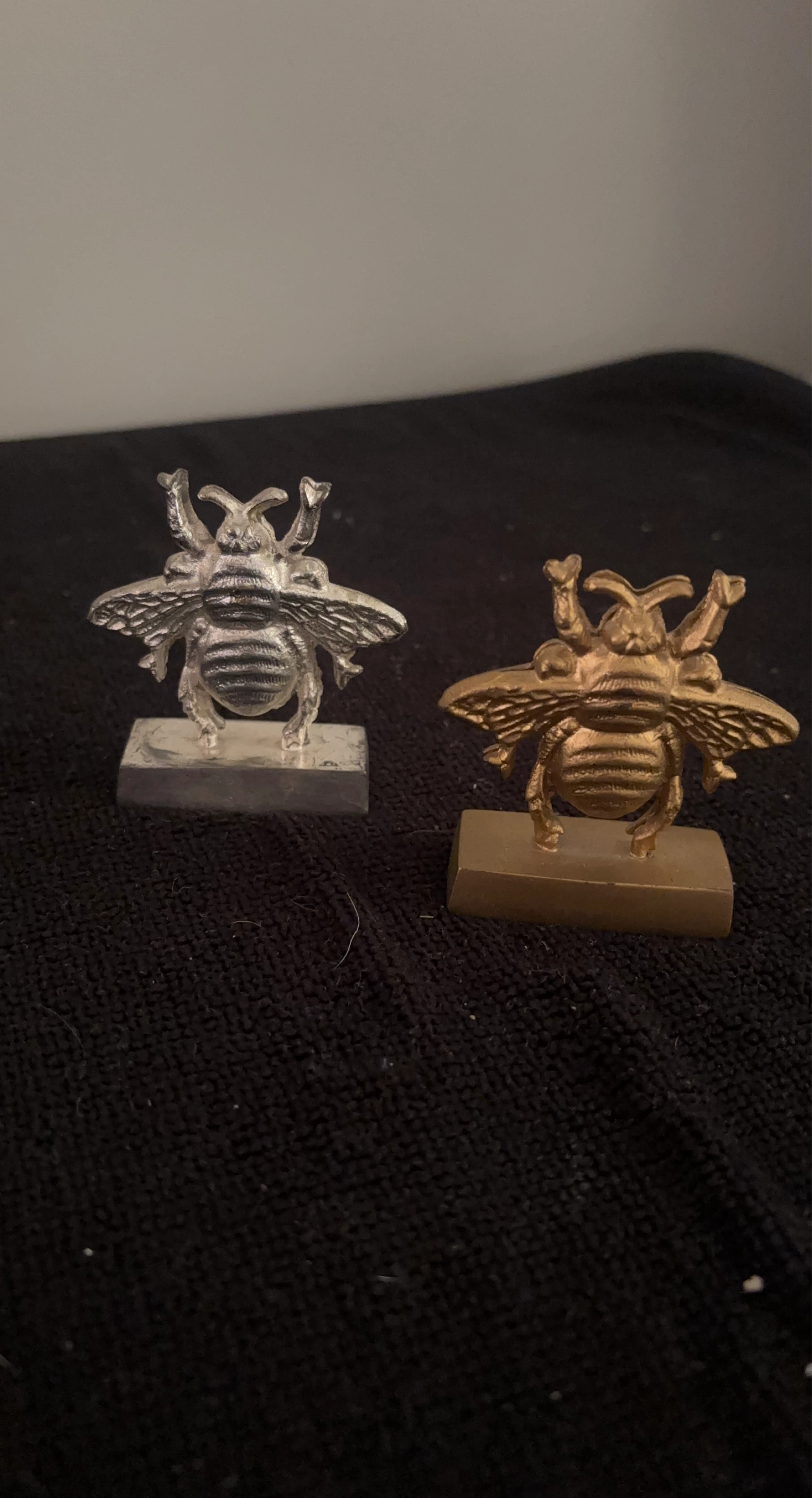 Set of 2 Decorative Bee Figurines