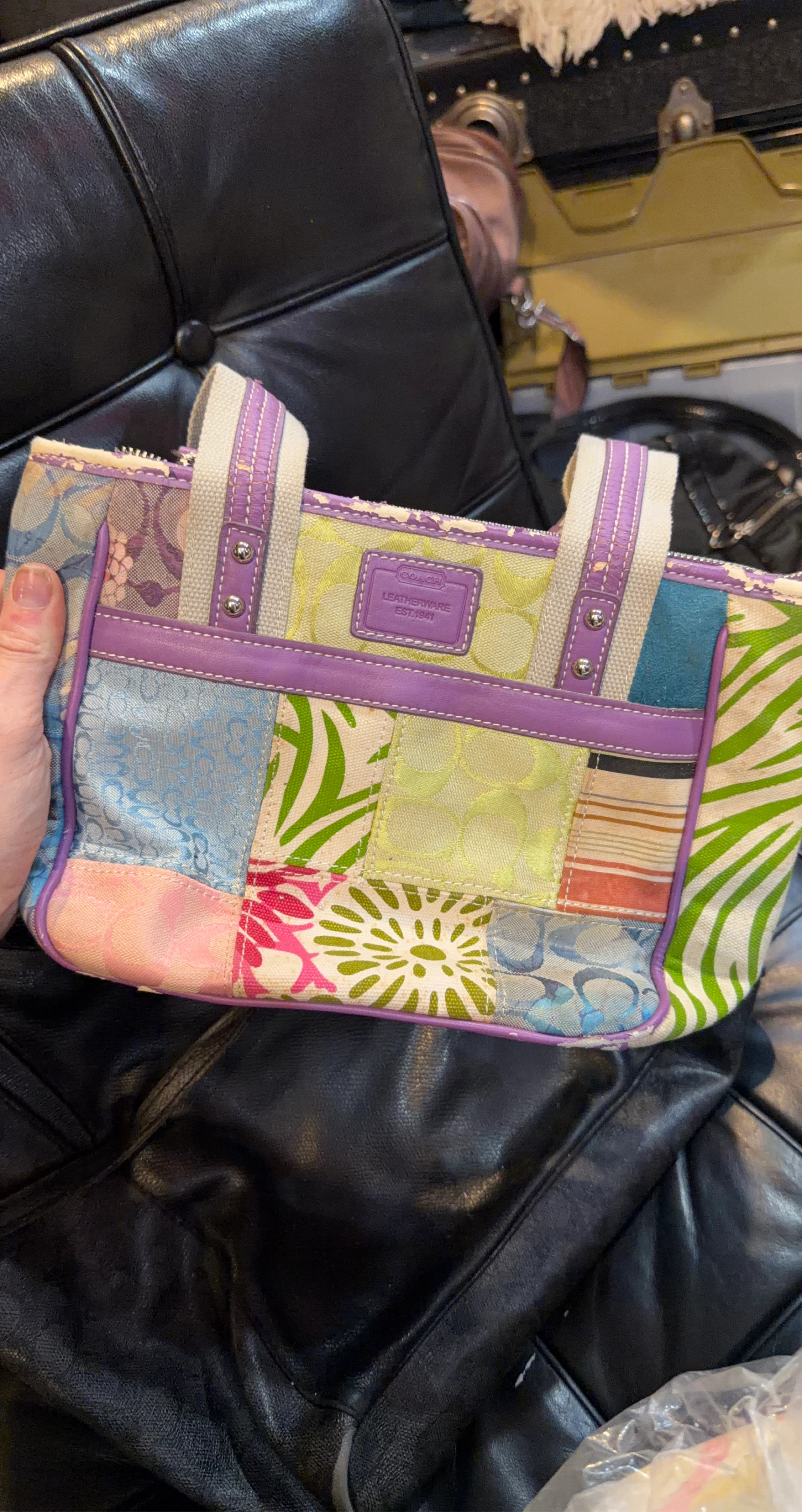 Coach Patchwork Mini Shoulder Bag