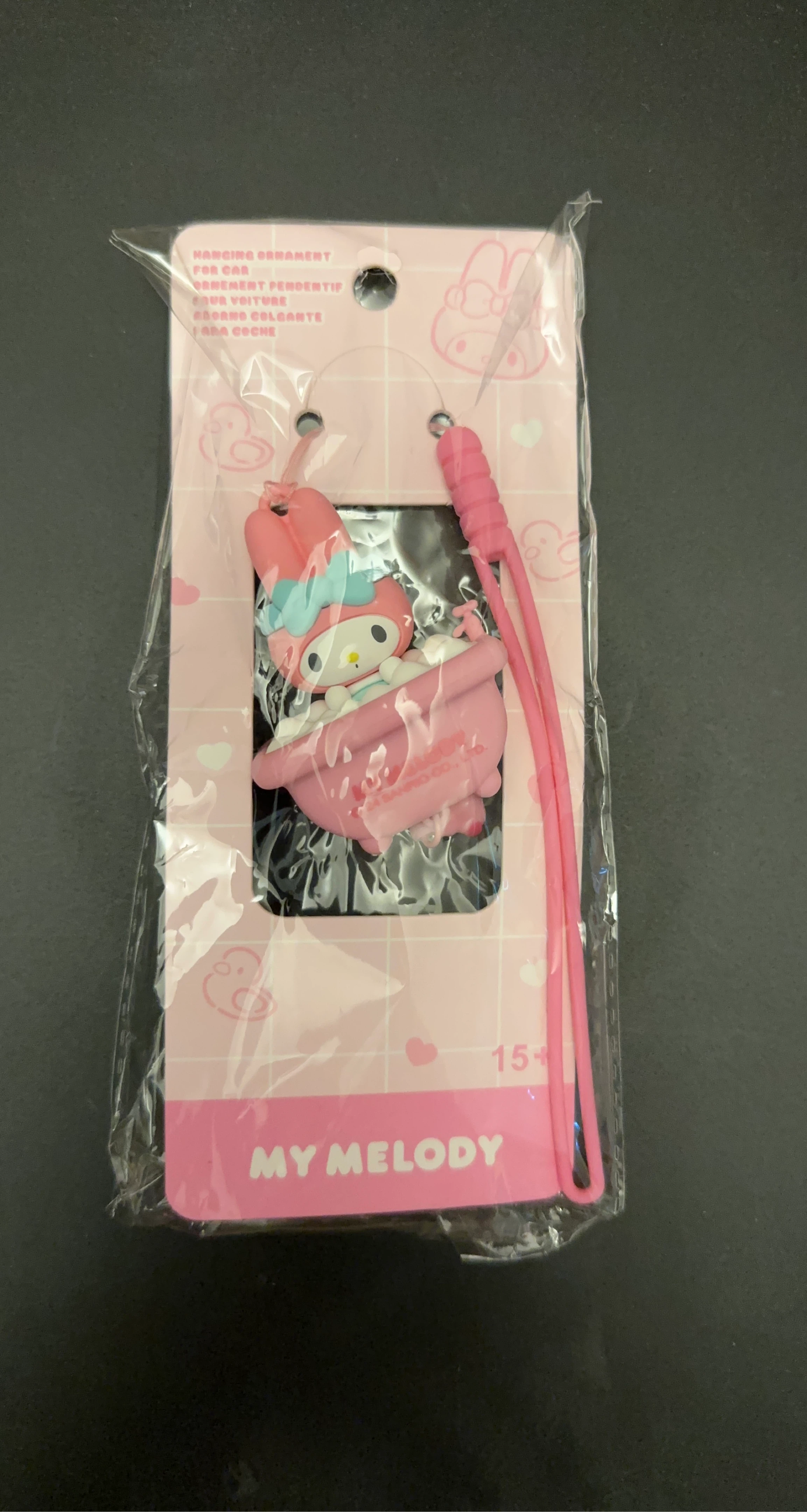 Sanrio My Melody Hanging Ornament for Car