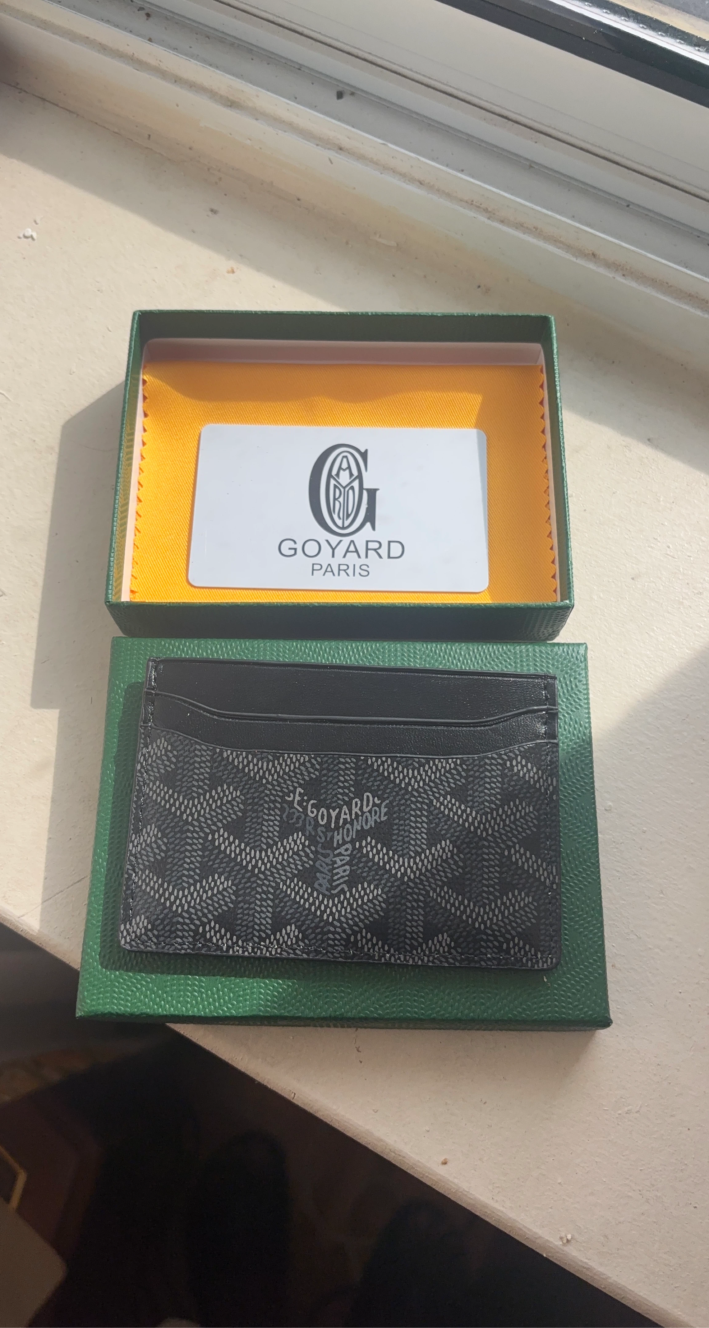 Goyard Paris Card Holder Wallet