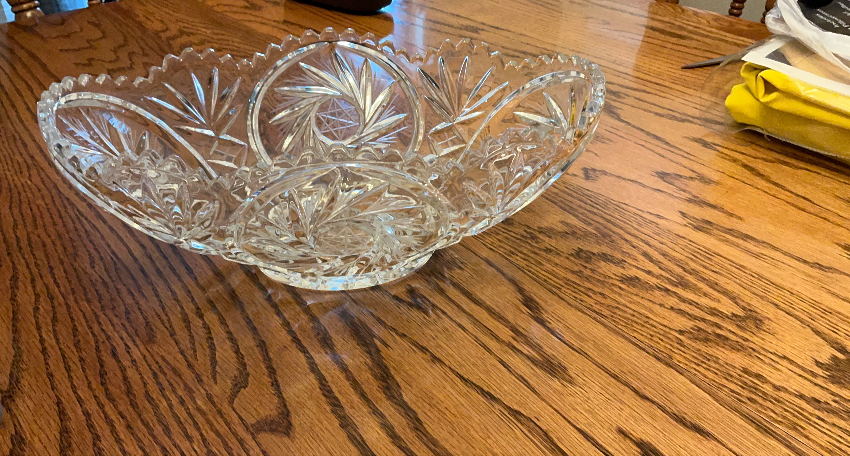 Crystal Glass Punch Bowl