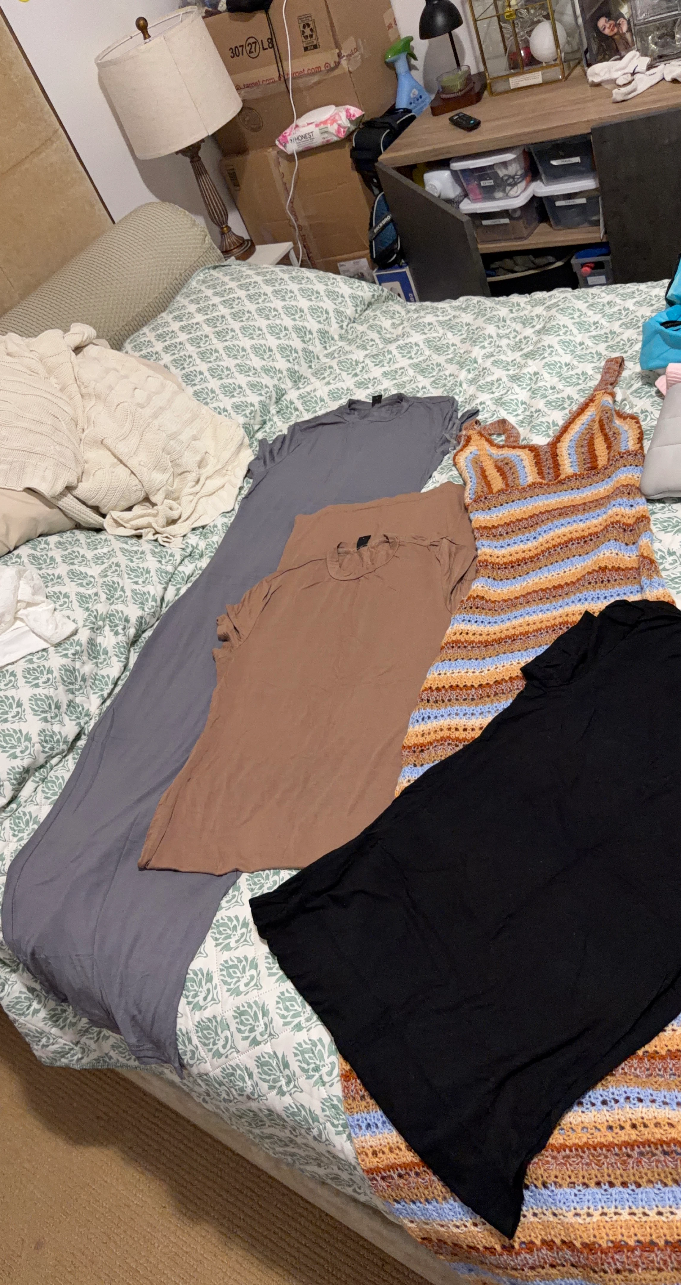 Women's Dresses Bundle (Gray, Brown, Black)
