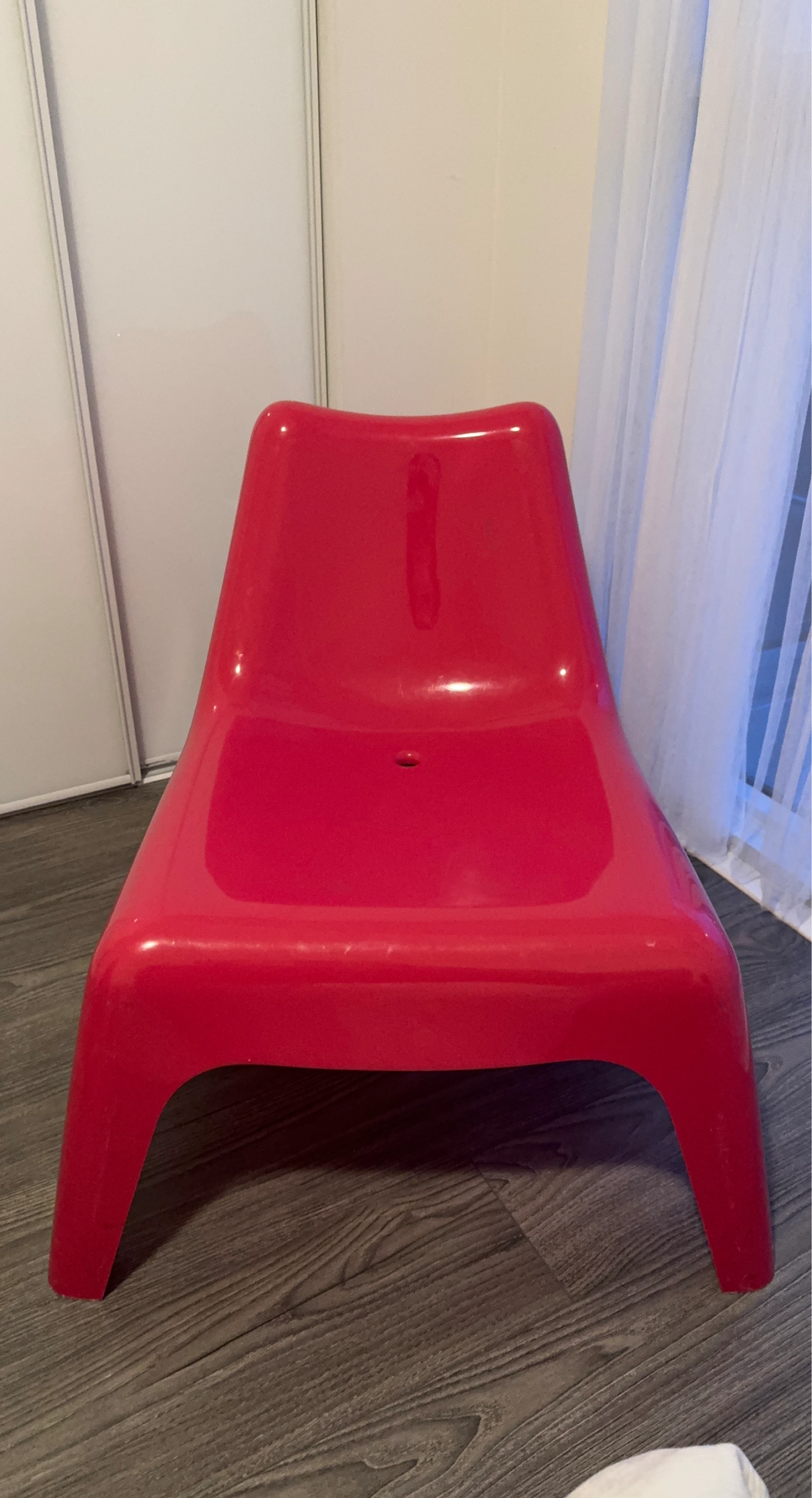 Pink ikea chair