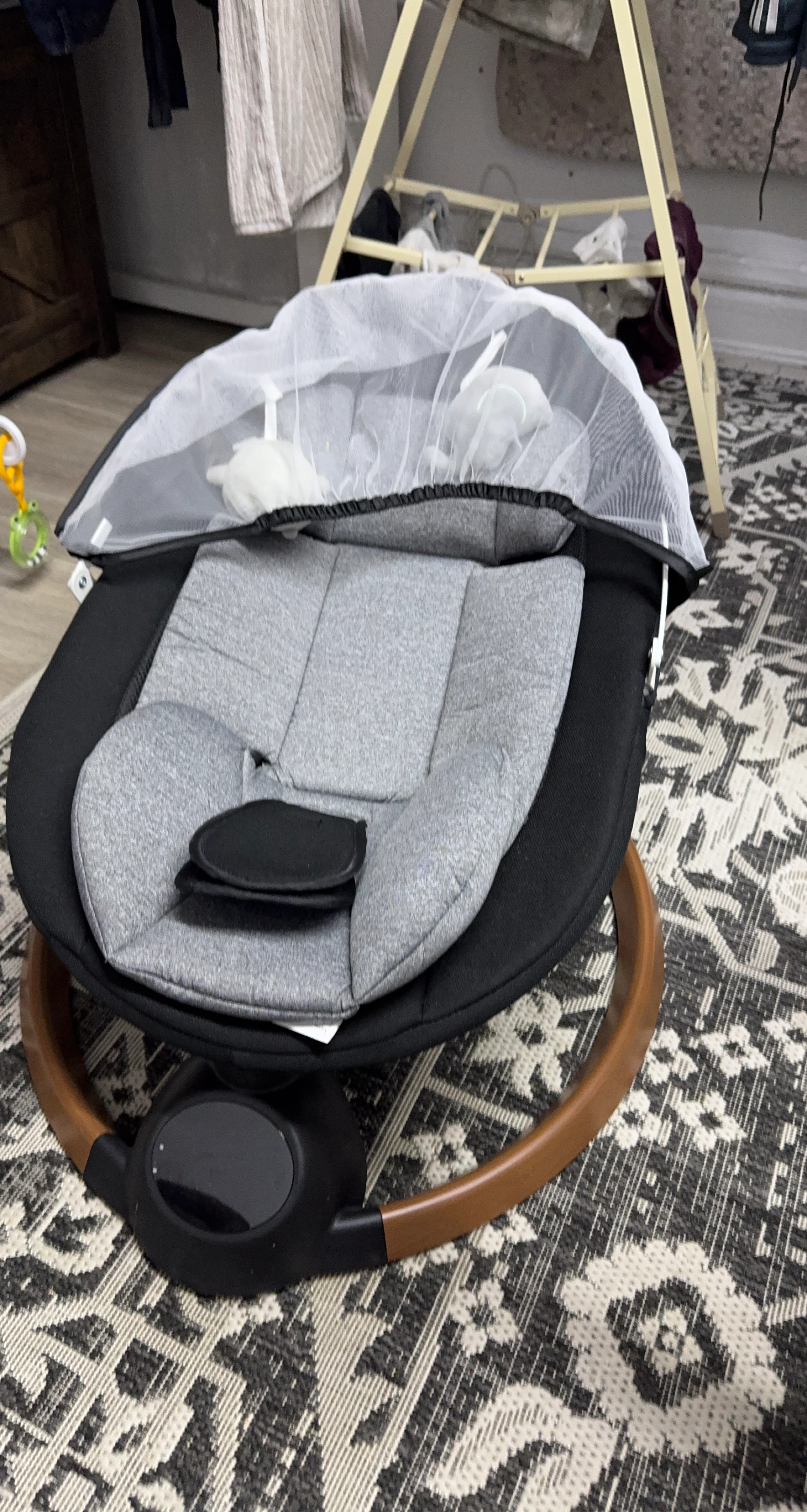 Baby Rocker Chair with Canopy and Toys