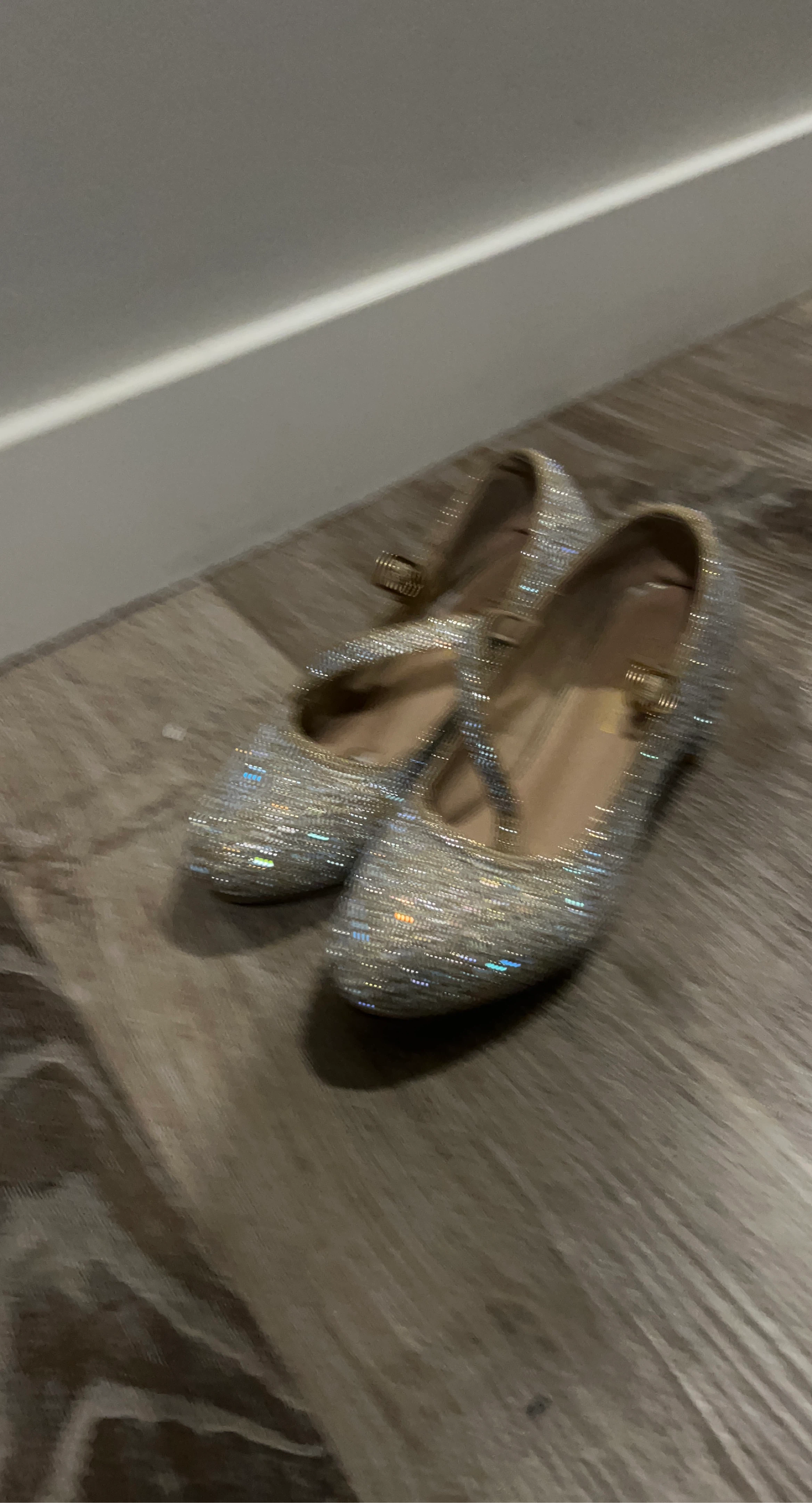 Sparkly Dress Shoes - Silver