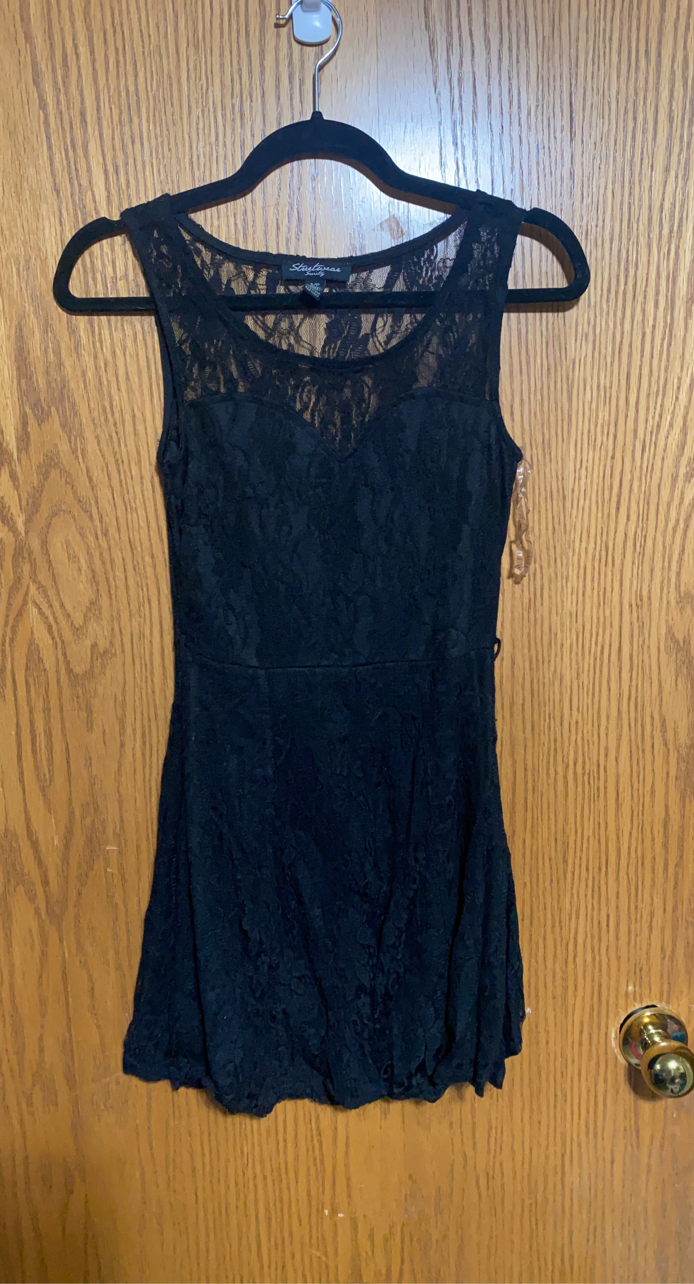 Black Lace Dress - Streetwear Society
