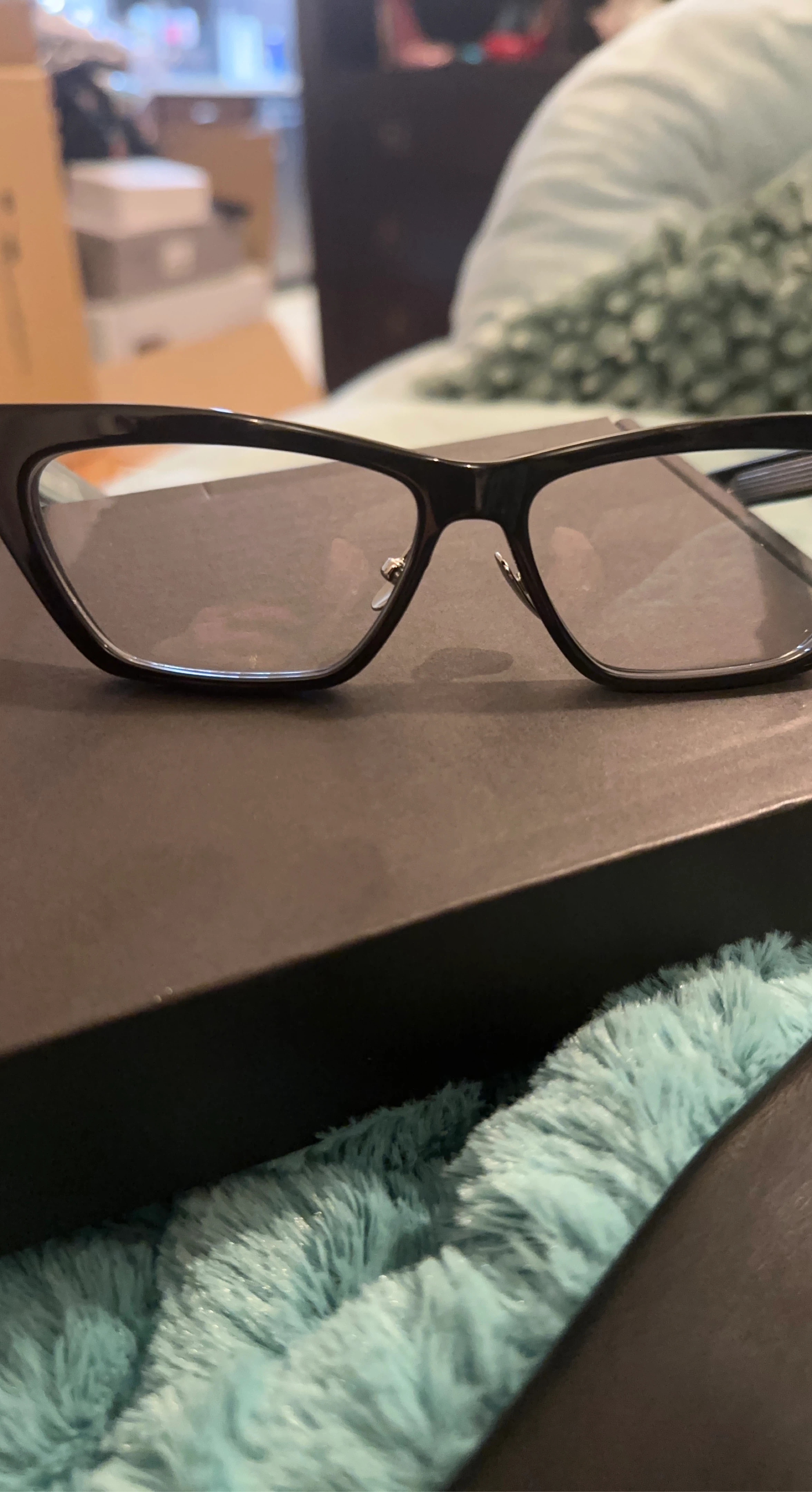 Black Cat-Eye Glasses