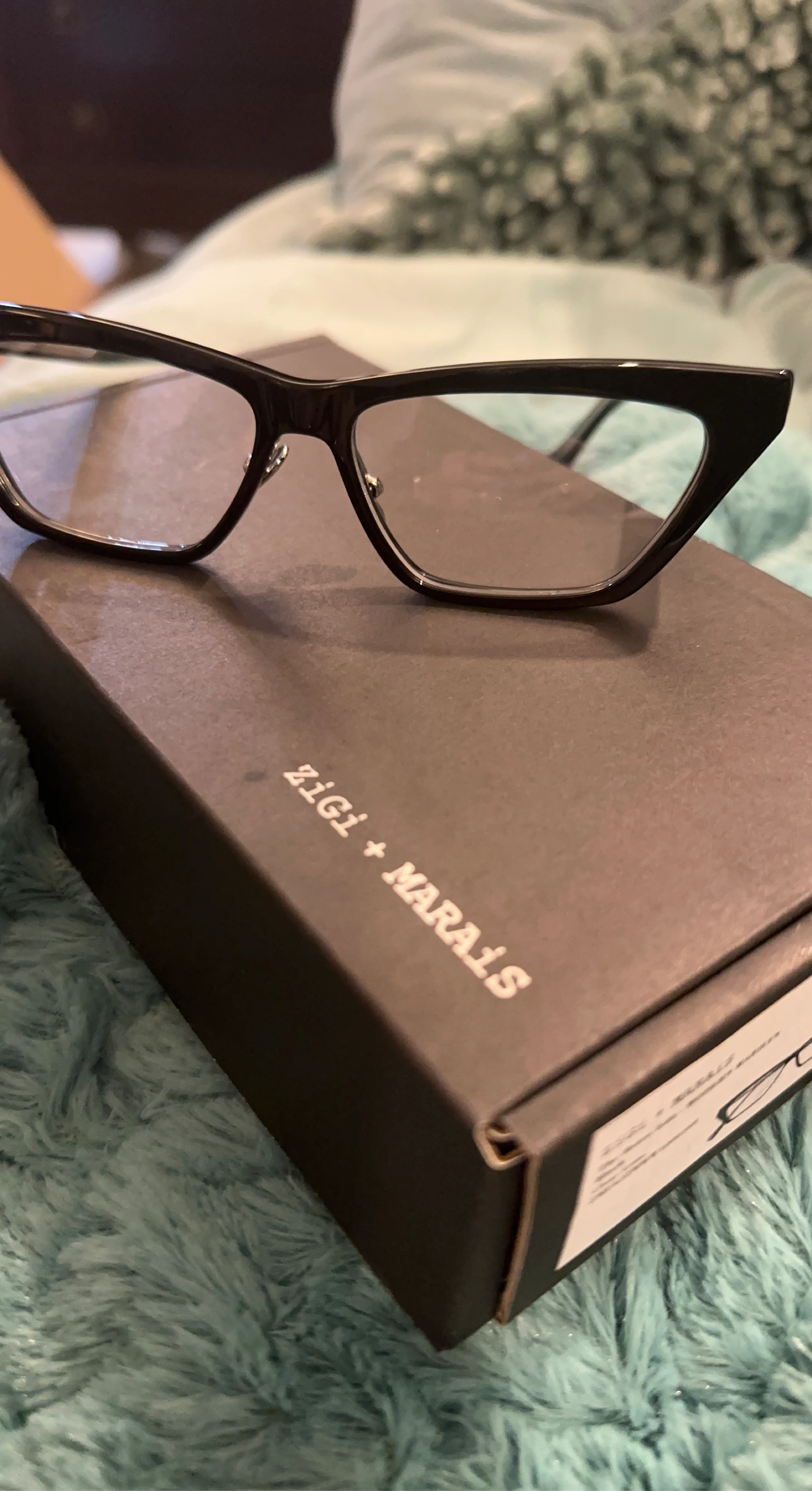 Zigi + Marais Black Cat-Eye Eyeglasses
