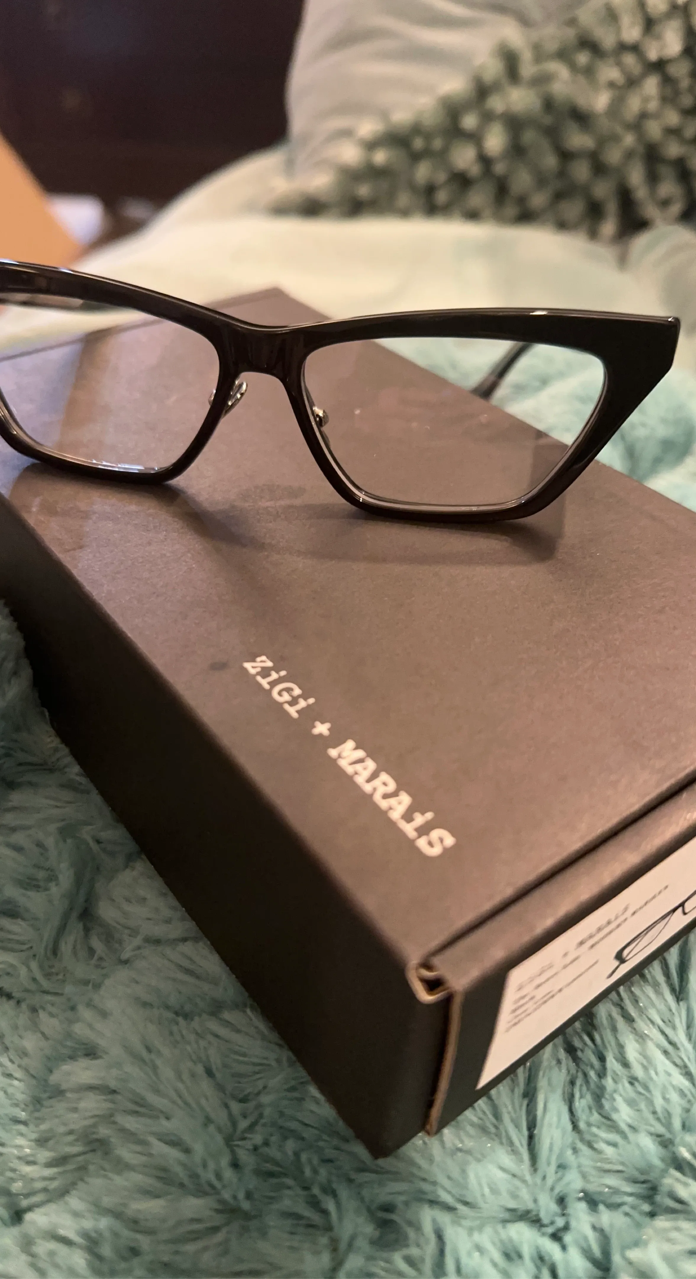 Zigi + Marais Black Cat-Eye Eyeglasses
